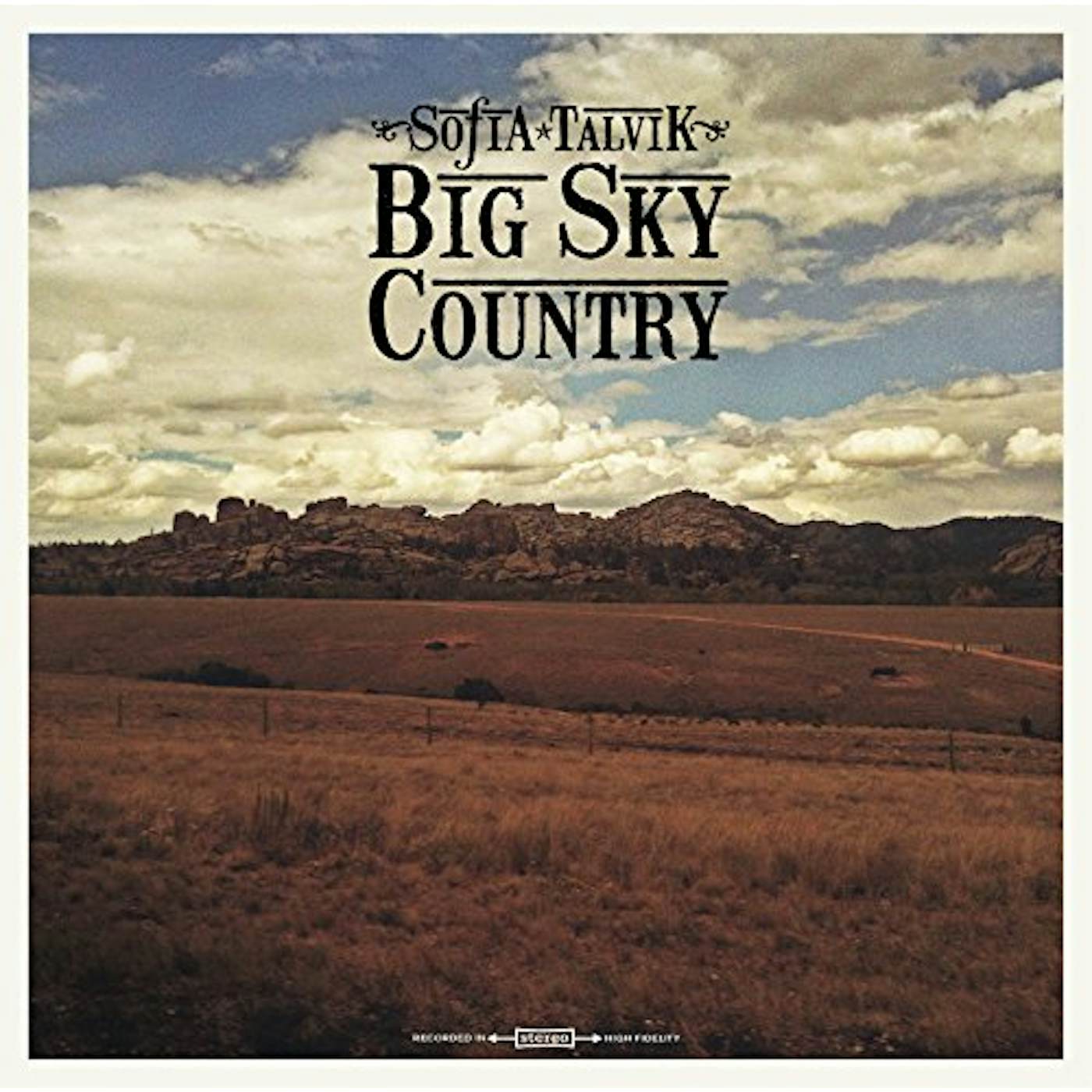 Sofia Talvik BIG SKY COUNTRY CD
