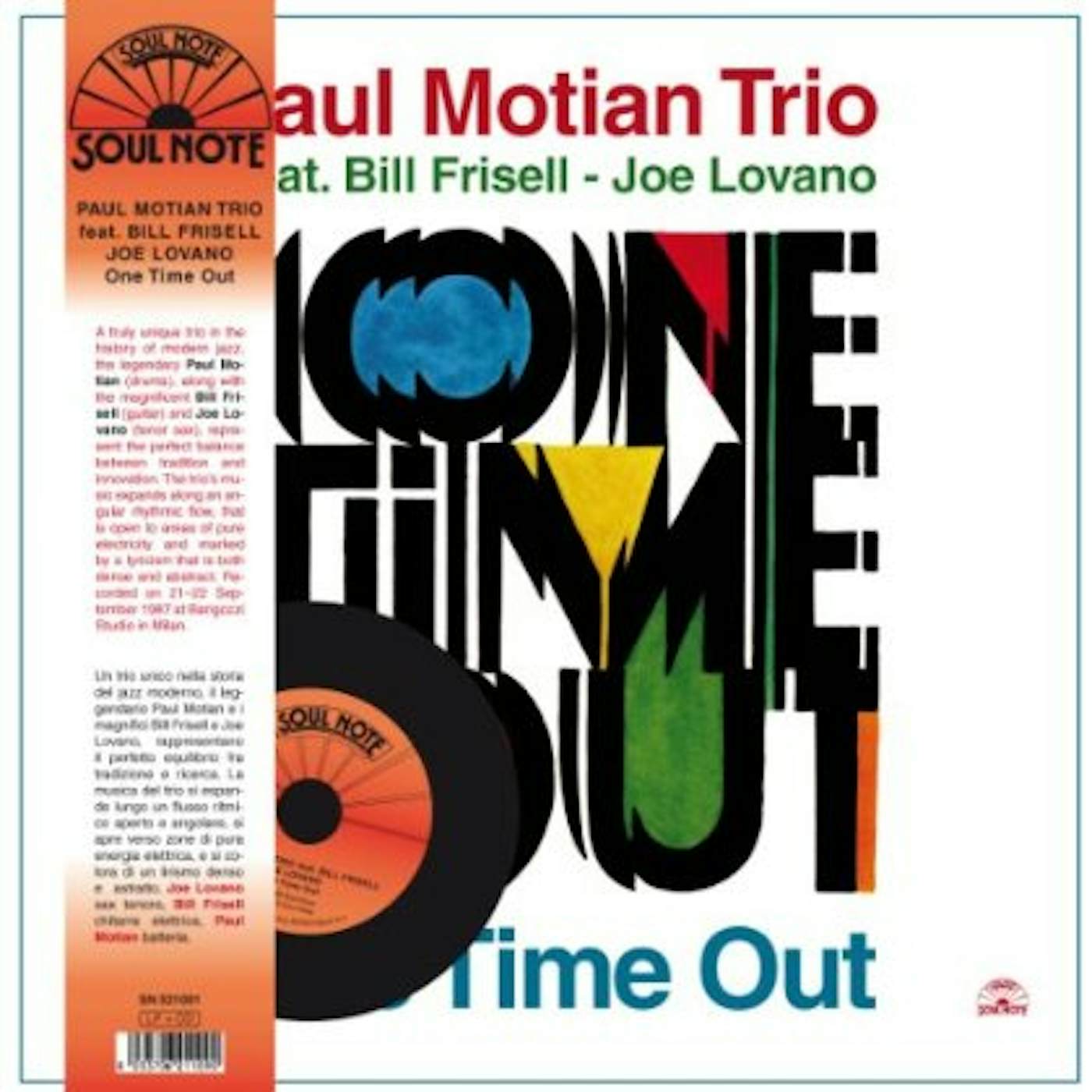 Paul Motian One Time Out Vinyl Record
