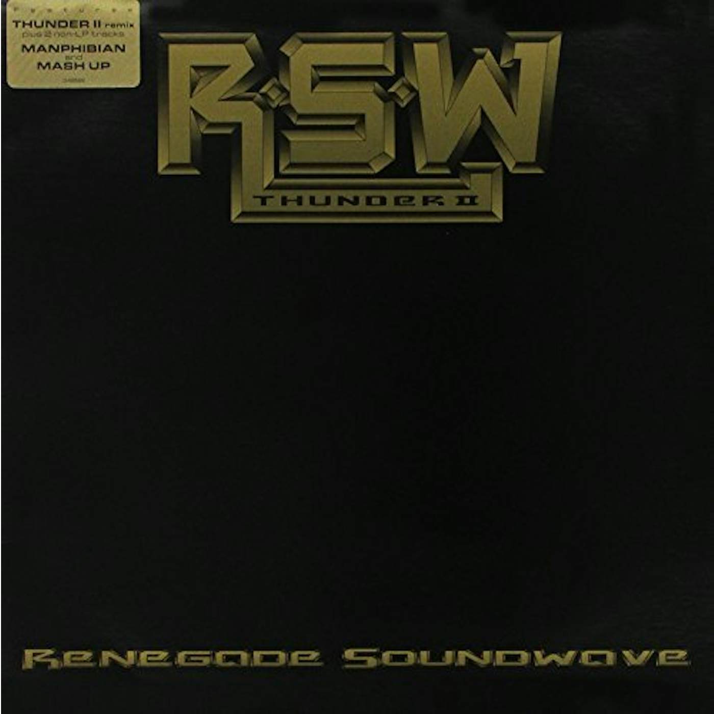 Renegade Soundwave Thunder II Vinyl Record