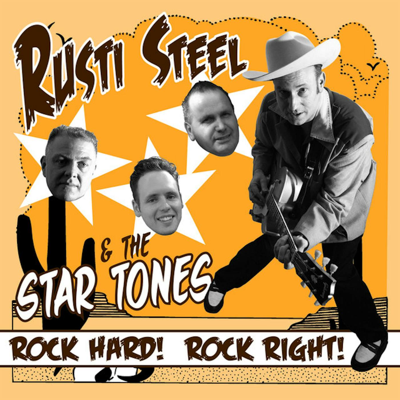 Rusti Steel & The Star Tones ROCK HARD ROCK TIGHT Vinyl Record