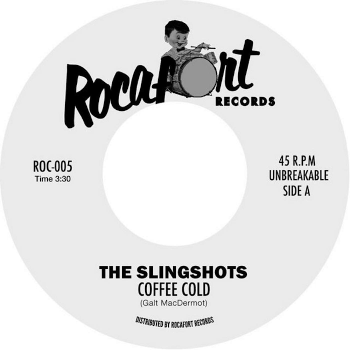 The Slingshots COFFEE COLD / SHE AIN'T GOT NO SOUL Vinyl Record - UK Release