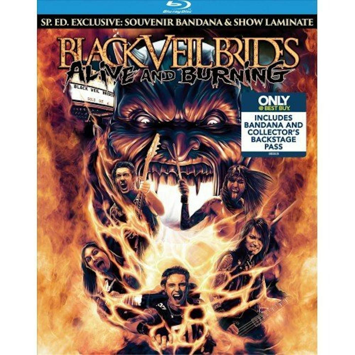 Black Veil Brides ALIVE & BURNING Blu-ray