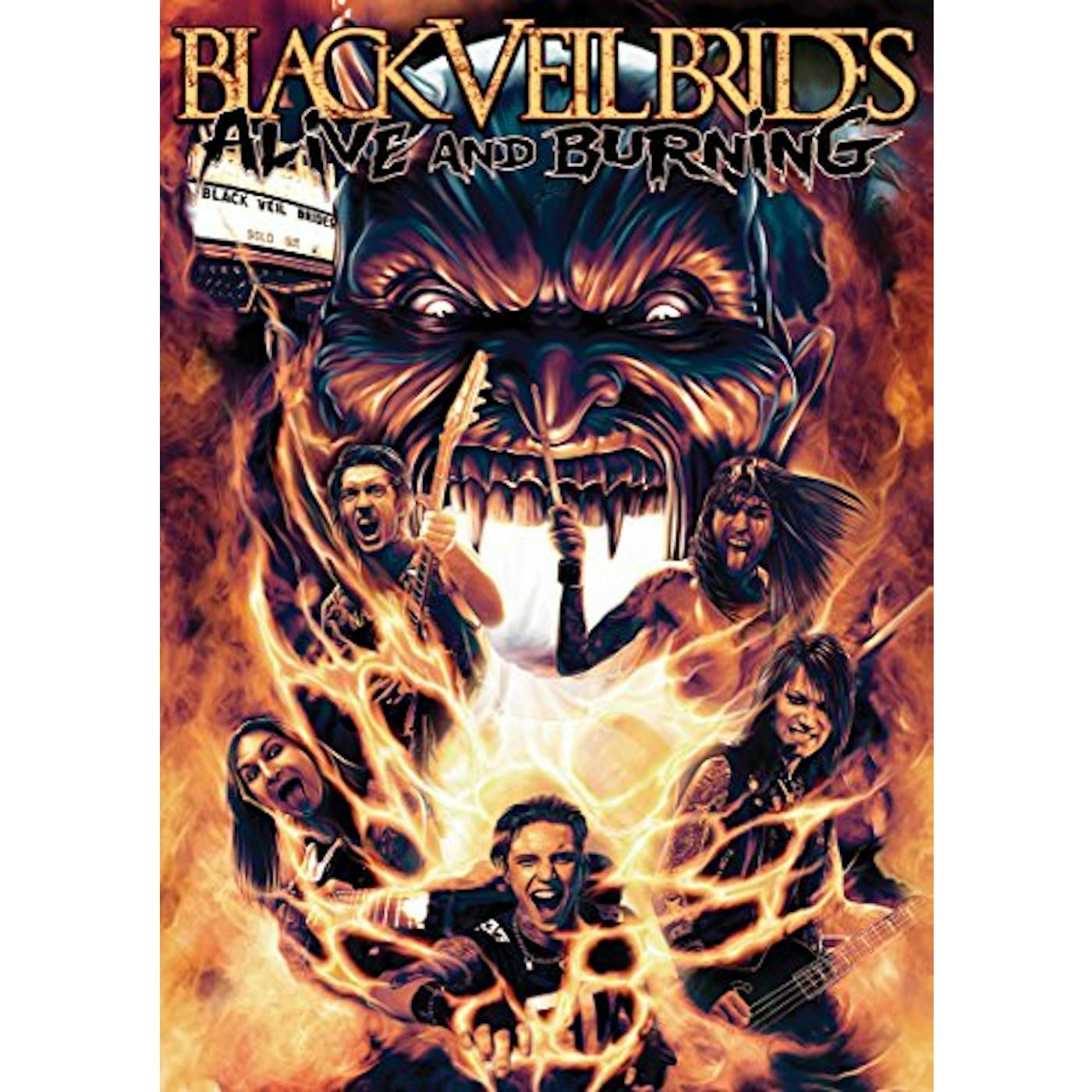 Black Veil Brides ALIVE & BURNING DVD