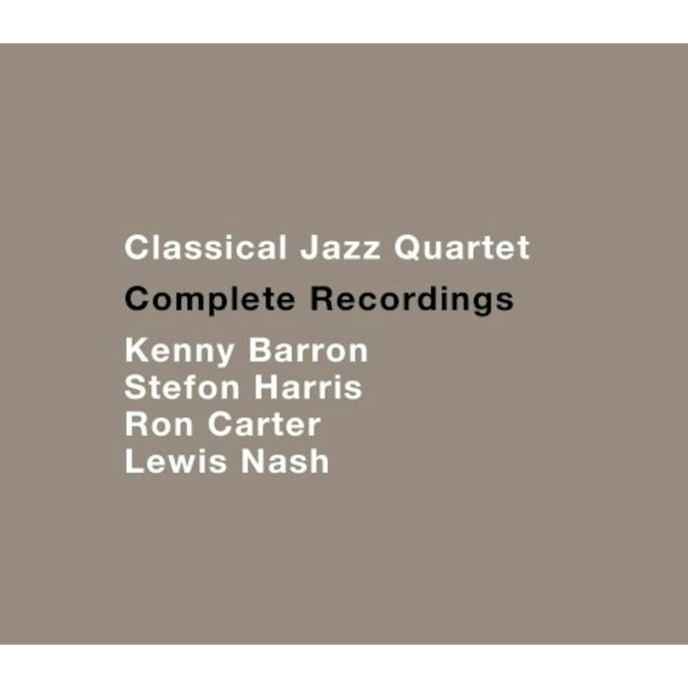 The Classical Jazz Quartet COMPLETE RECORDINGS CD