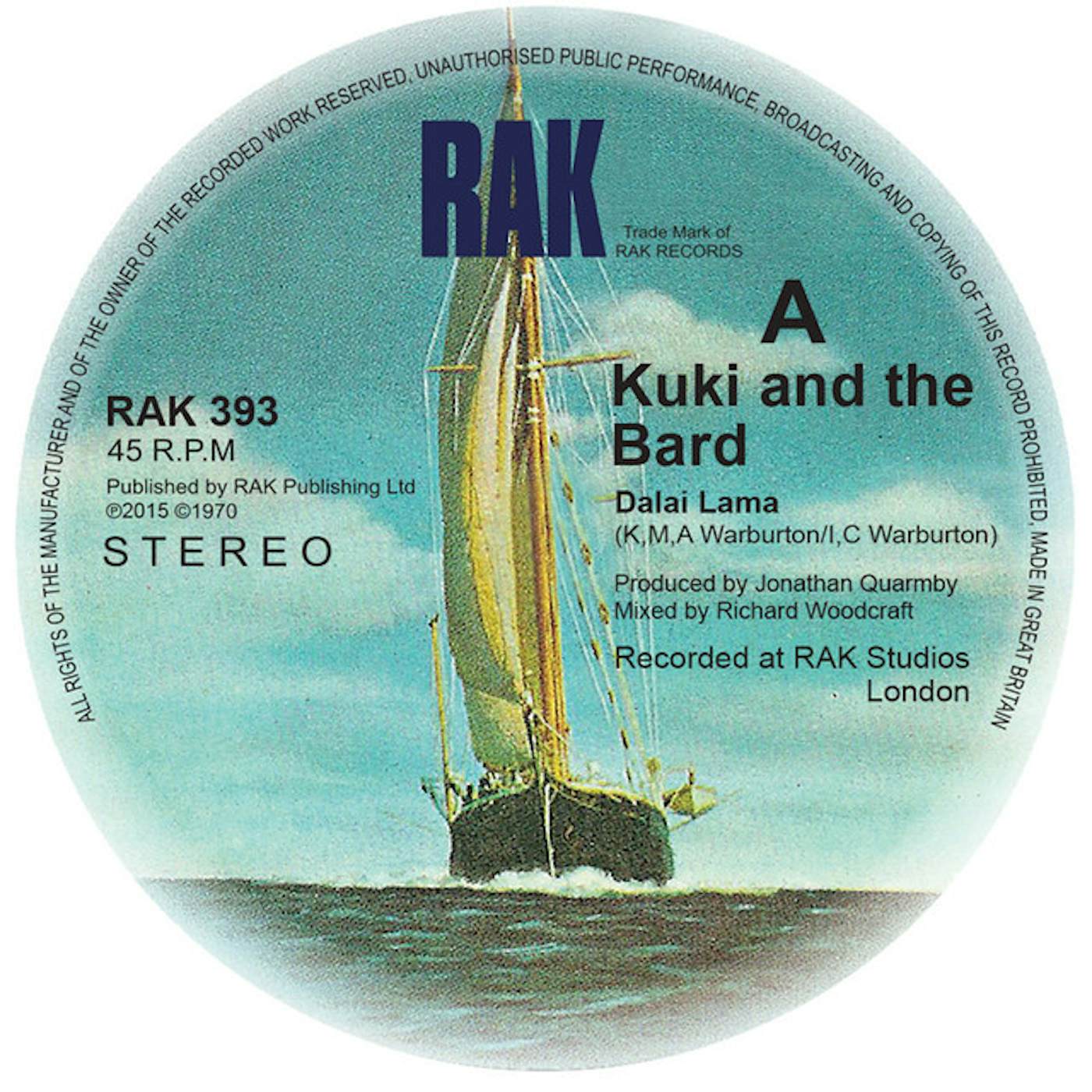 Kuki and the Bard Dalai Lama / Journey Vinyl Record