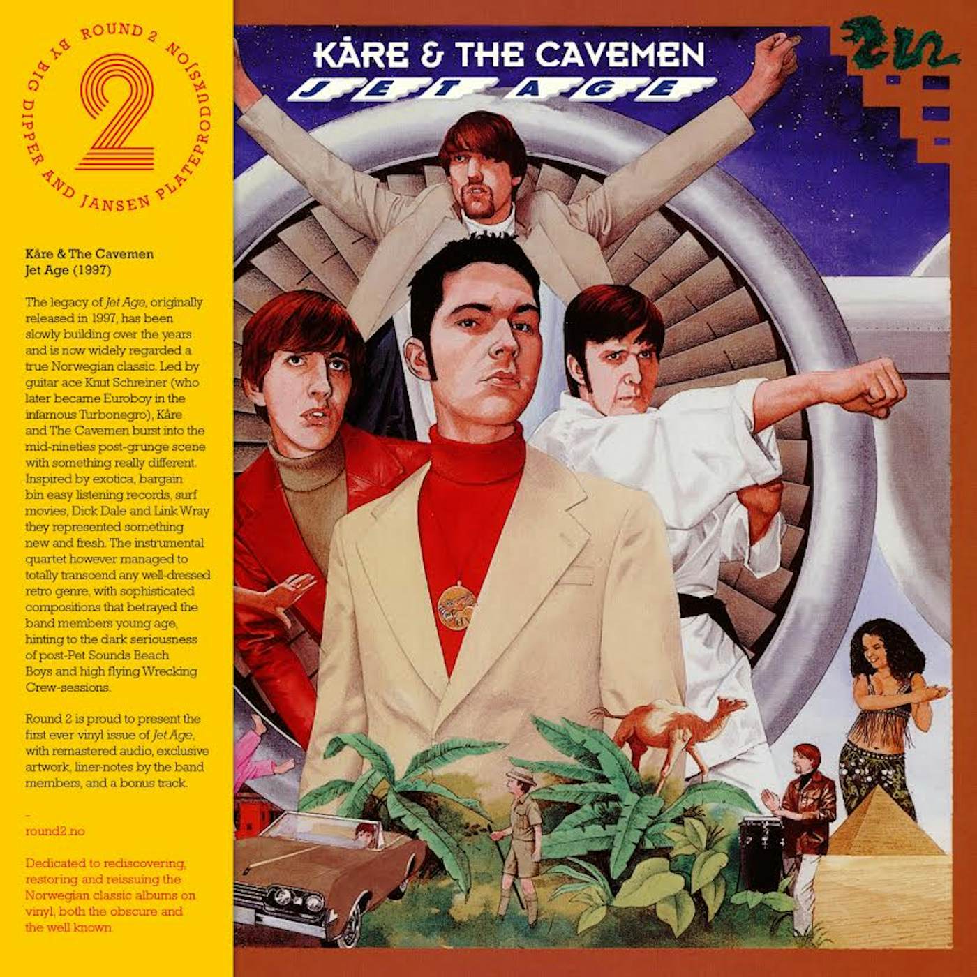 Kåre & The Cavemen Jet Age Vinyl Record