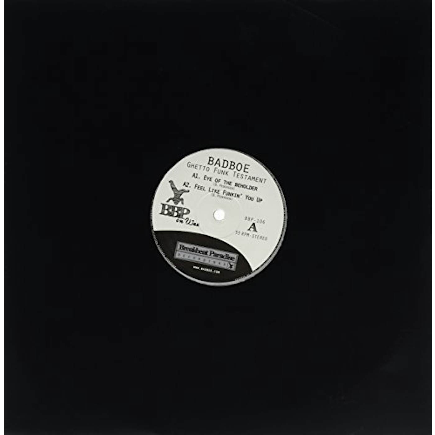 BadBoe Ghetto Funk Testament Vinyl Record