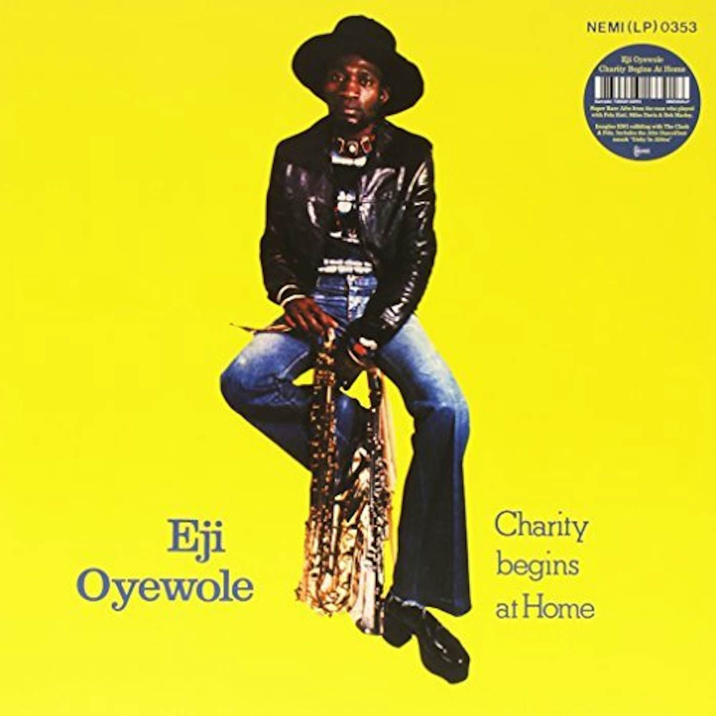 Eji Oyewole CHARITY BEGINS AT HOME Vinyl Record - UK Release