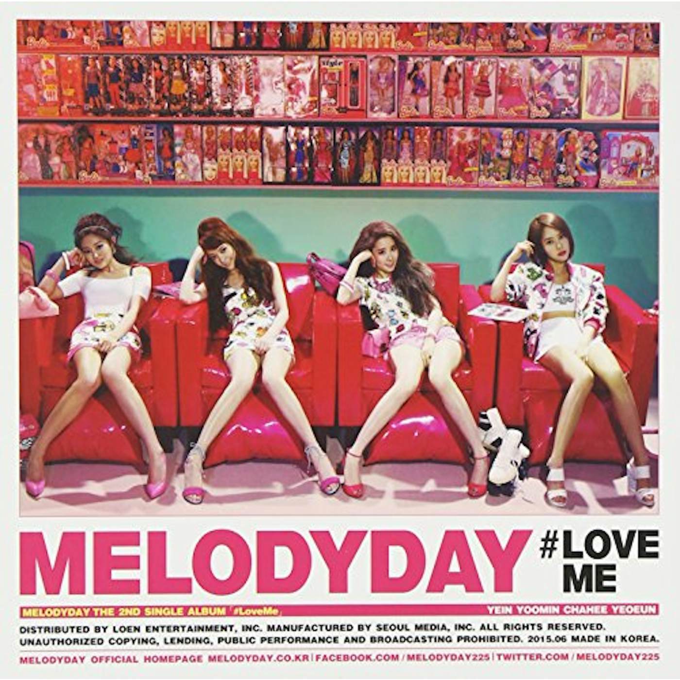 Melody Day #LOVEME (2ND SINGLE ALBUM) CD