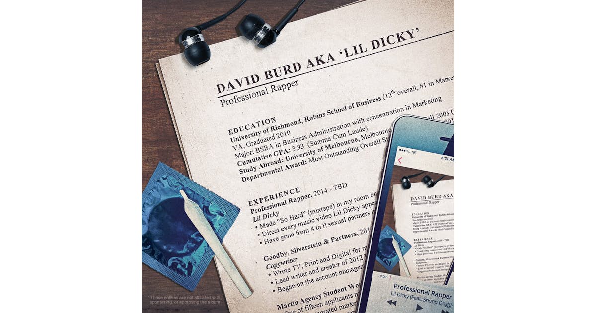 Dicky PROFESSIONAL RAPPER CD