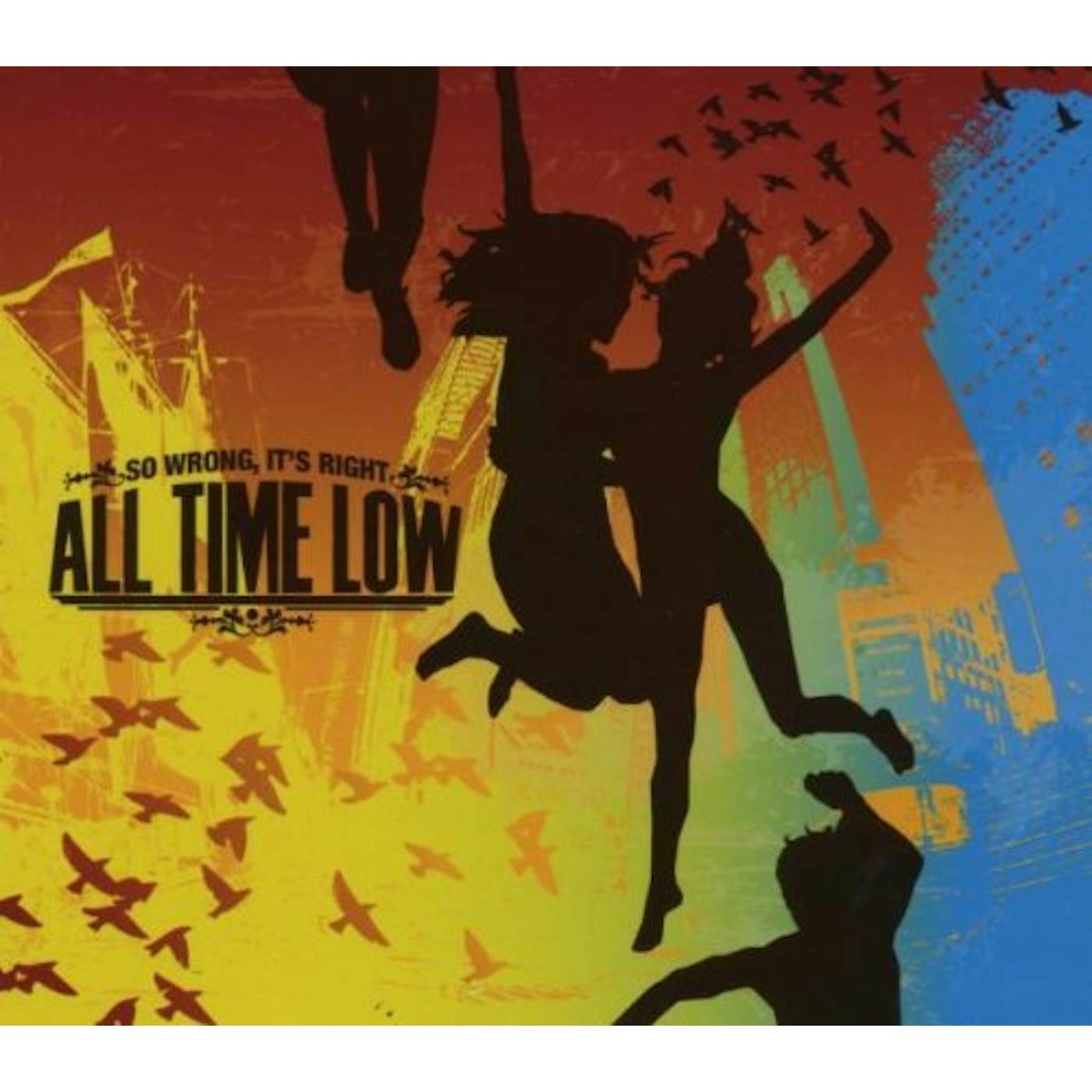 All Time Low SO WRONG IT'S RIGHT - GOLD Vinyl Record
