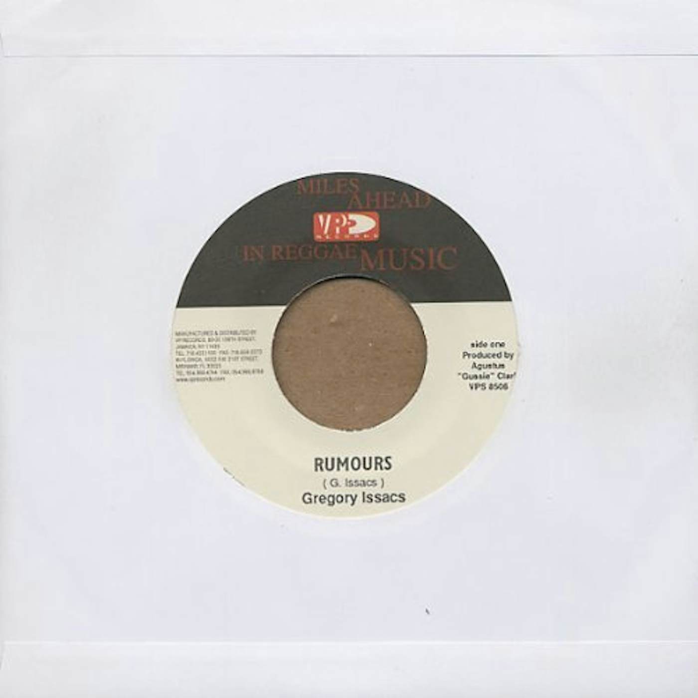 Gregory Isaacs RUMOURS Vinyl Record