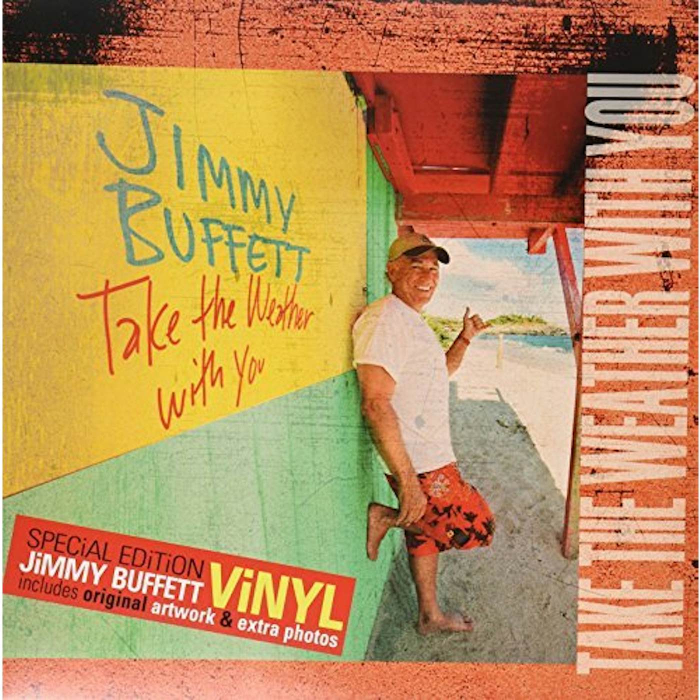 Jimmy Buffett Take the Weather with You Vinyl Record