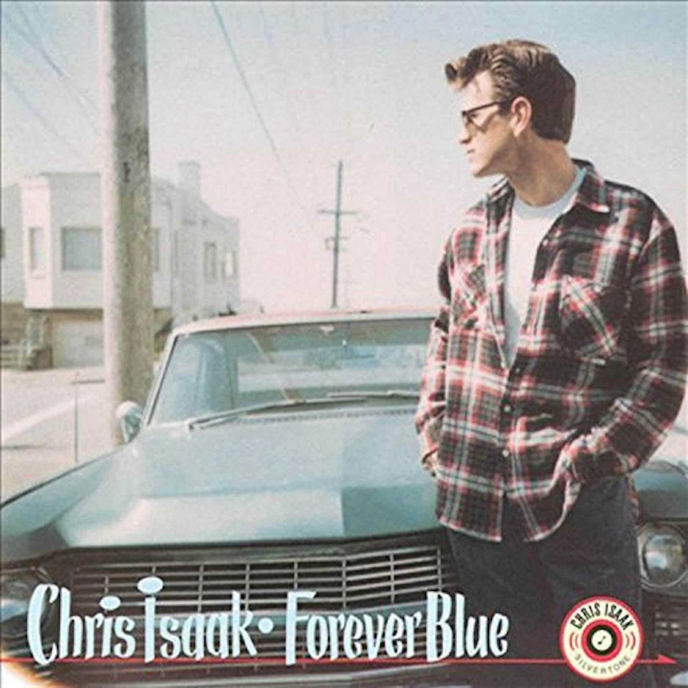 Chris Isaak Forever Blue Vinyl Record