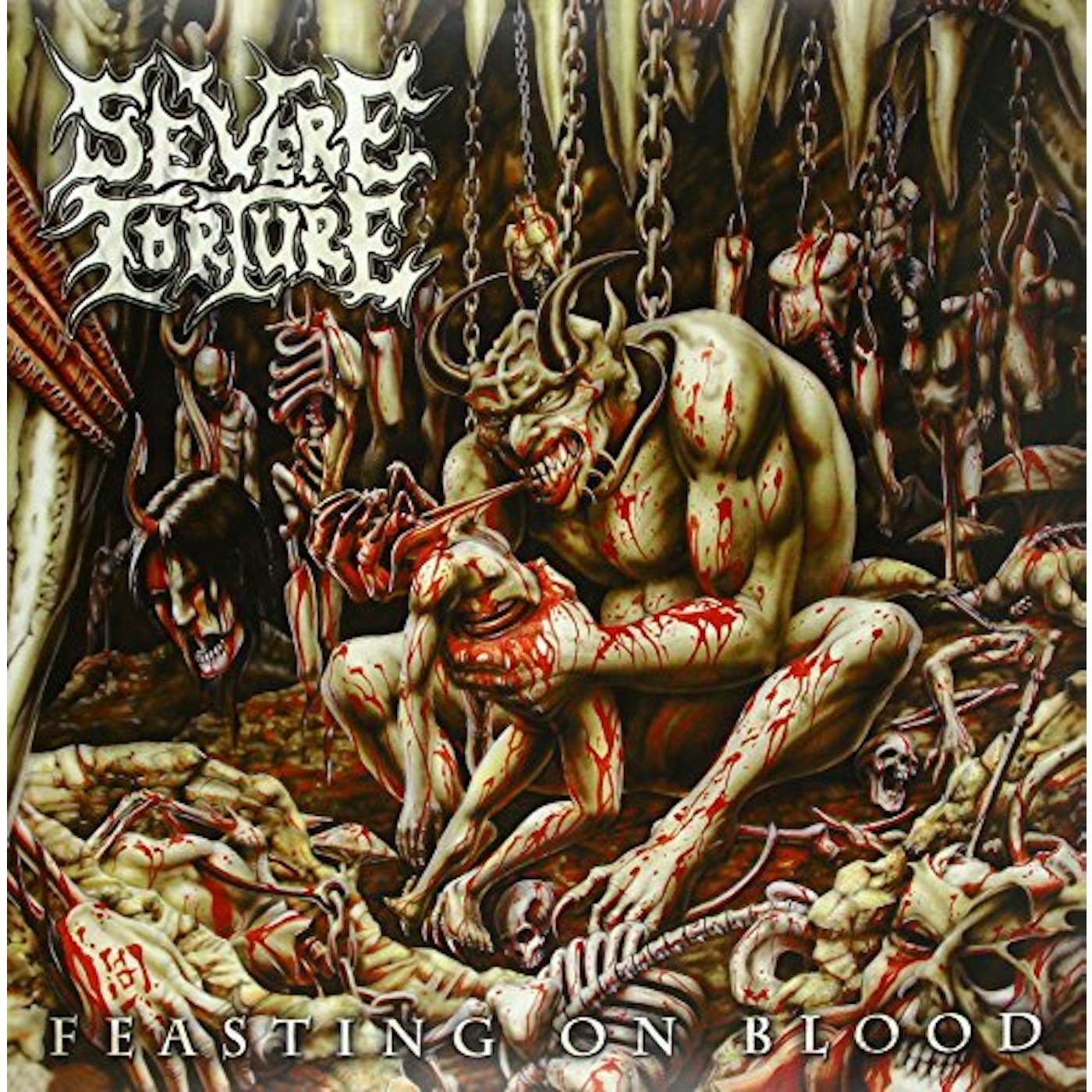 Severe Torture Feasting On Blood Vinyl Record