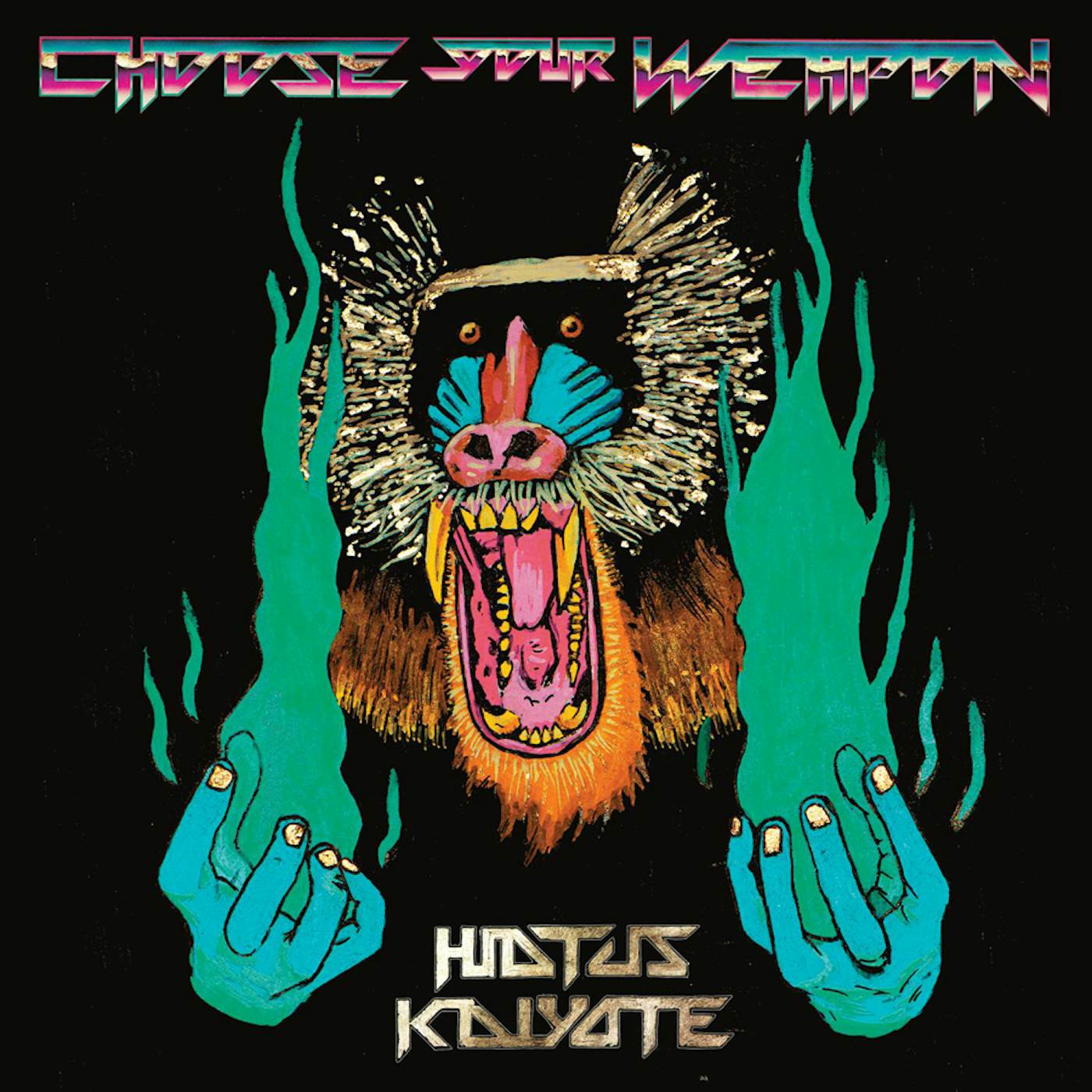 Hiatus Kaiyote CHOOSE YOUR WEAPON   (DLI) Vinyl Record - Blue Vinyl, Colored Vinyl