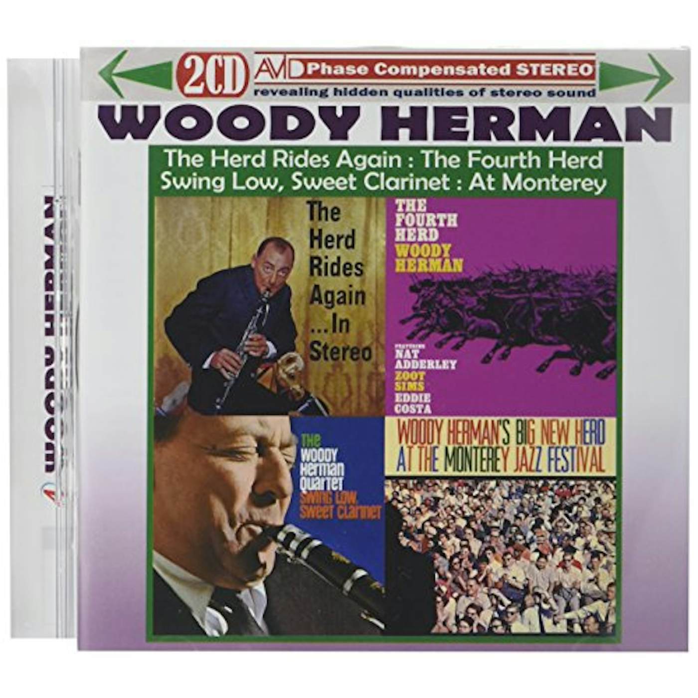 Woody Herman HERD RIDES AGAIN IN STEREO / FOURTH HERD / SWING CD