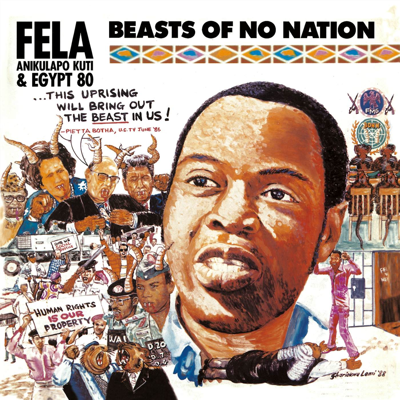Fela Kuti Beasts of No Nation Vinyl Record