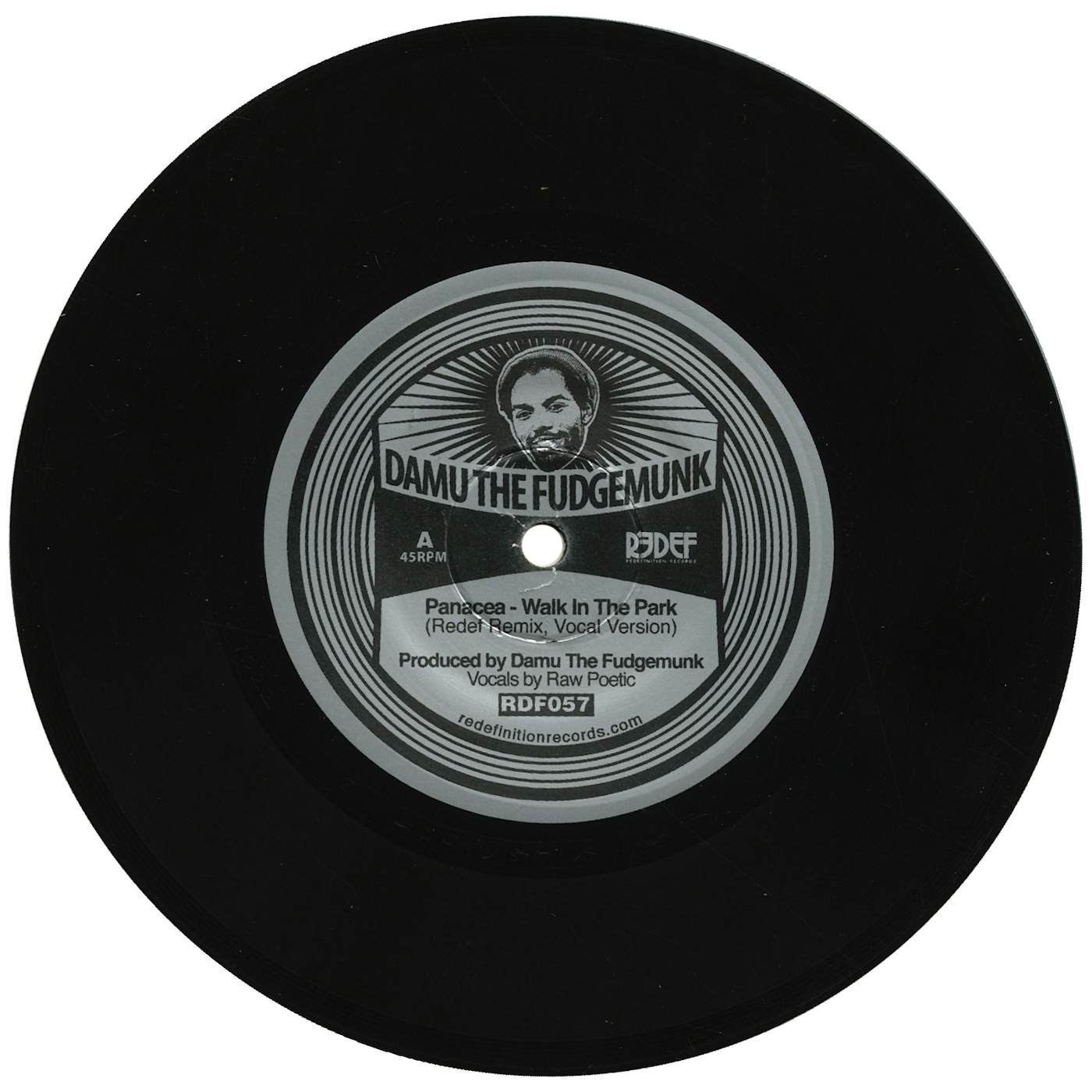 Damu The Fudgemunk WALK IN THE PARK REMIX FEAT. RAW POETIC / INSTRUM Vinyl Record