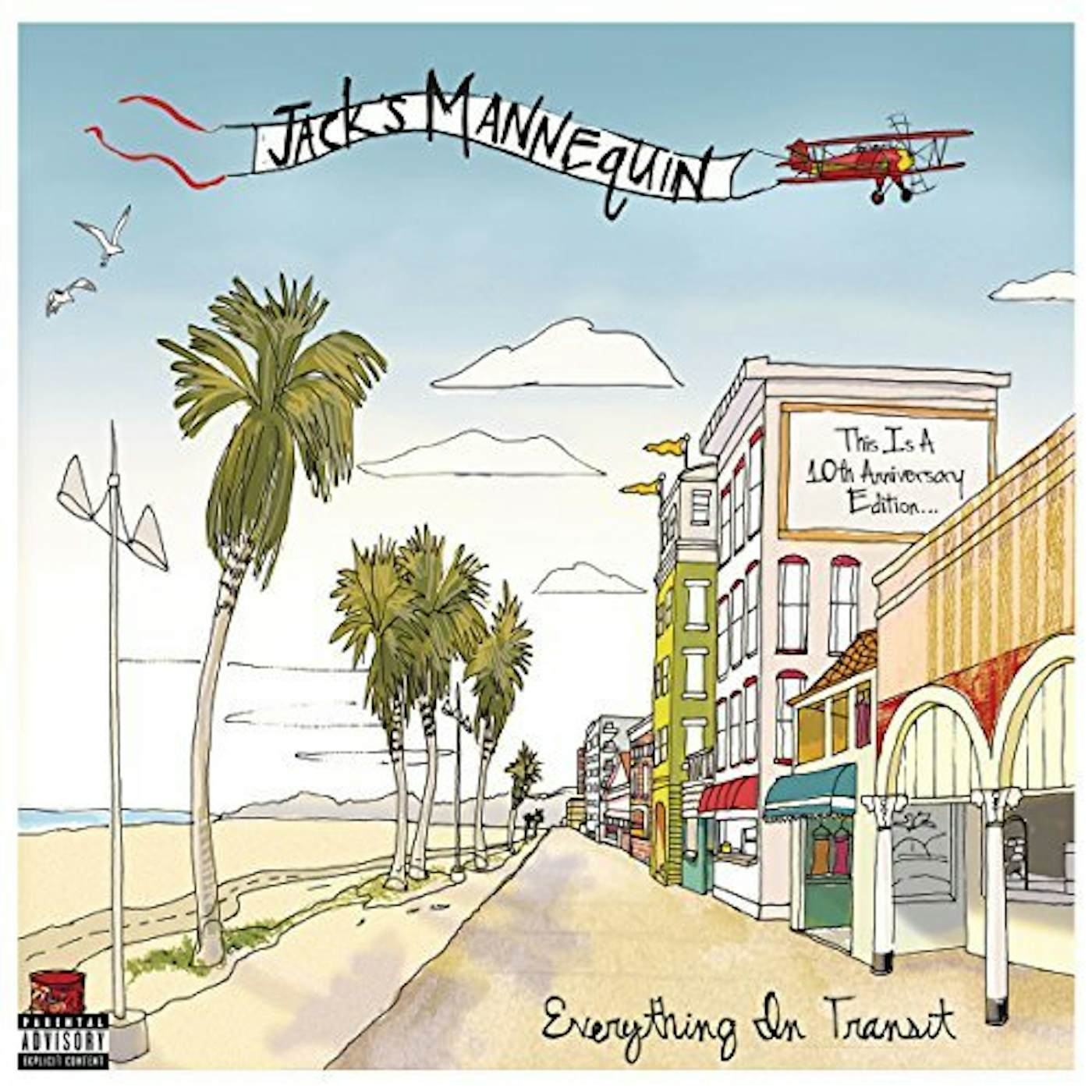 Jack's Mannequin EVERYTHING IN TRANSIT (10TH ANNIVERSARY EDITION) CD