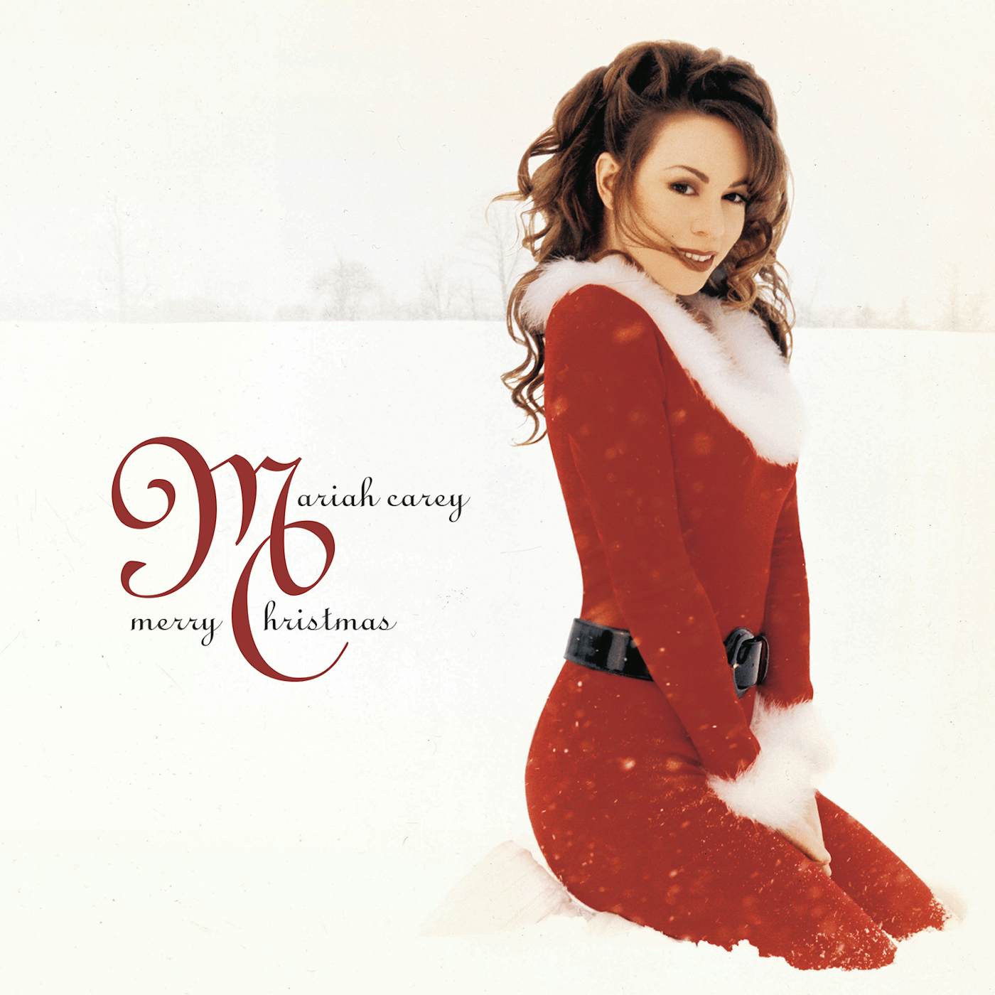 Mariah Carey Merry Christmas (Deluxe Anniversary Edition) (Red) Vinyl Record