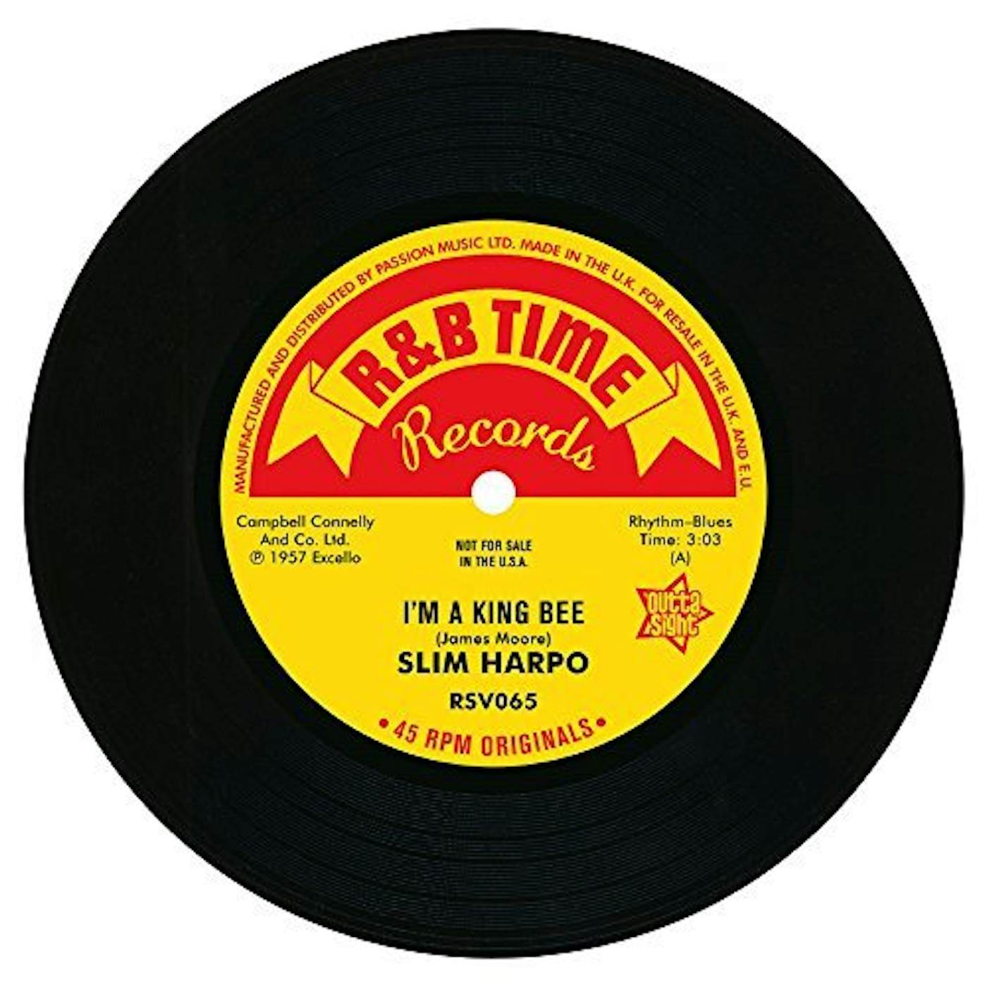 Slim Harpo I'M A KING BEE/I GOT LOVE IF YOU WANT IT Vinyl Record