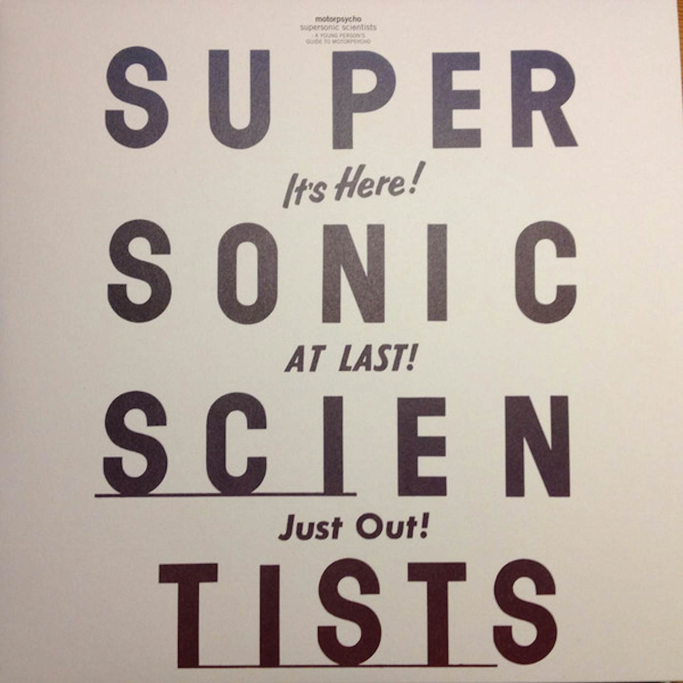 Motorpsycho SUPERSONIC SCIENTISTS: A YOUNG PERSON'S GUIDE TO Vinyl Record