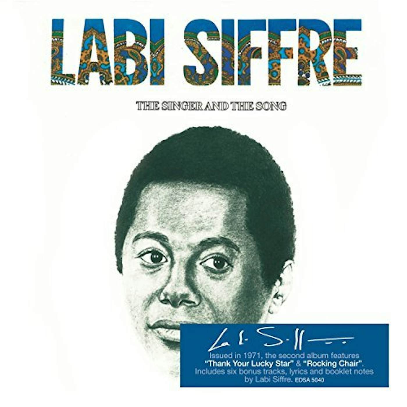Labi Siffre SINGER & THE SONG CD