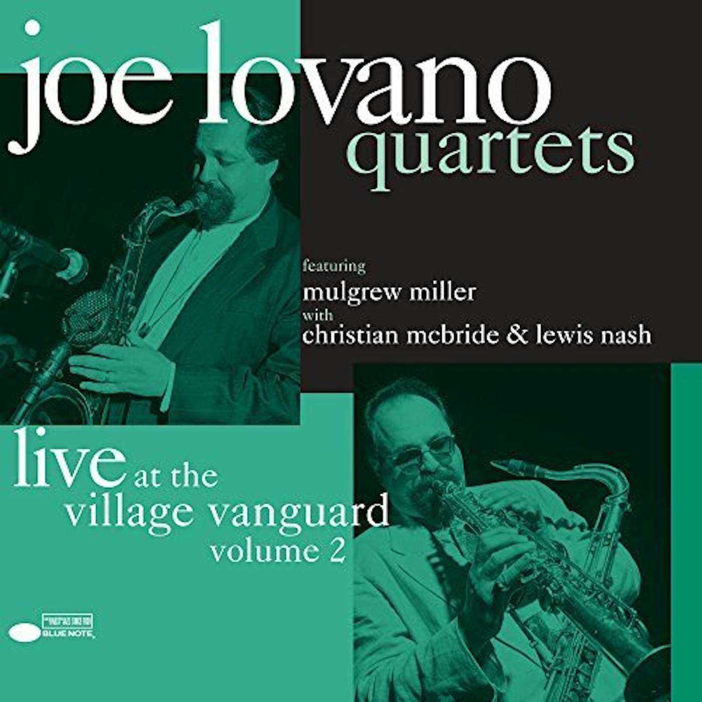 Joe Lovano QUARTETS: LIVE AT THE VILLAGE VANGUARD VOL 2 Vinyl Record