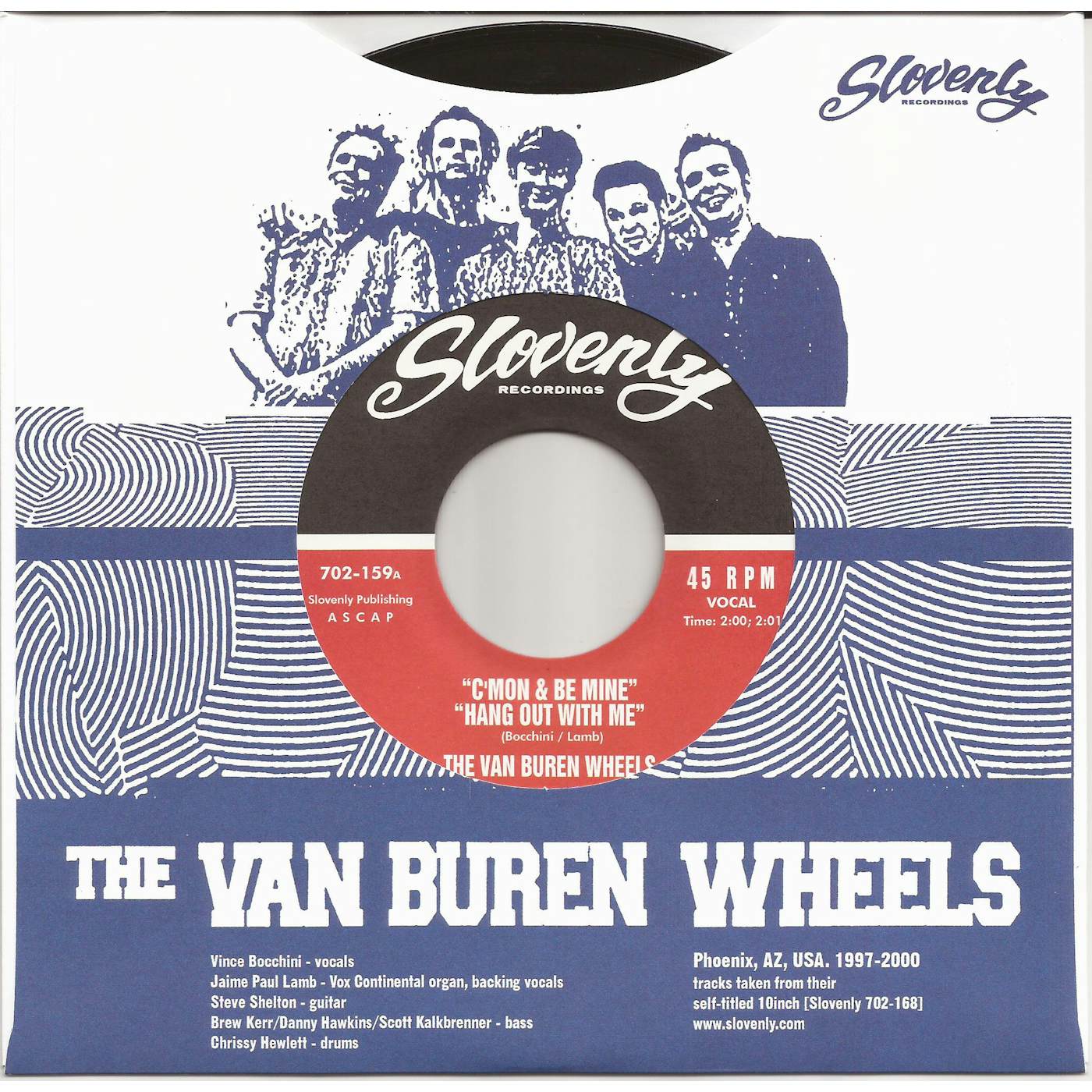 Van Buren Wheels C'MON AND BE MINE / HANG OUT WITH ME / MOODY JUDY Vinyl Record