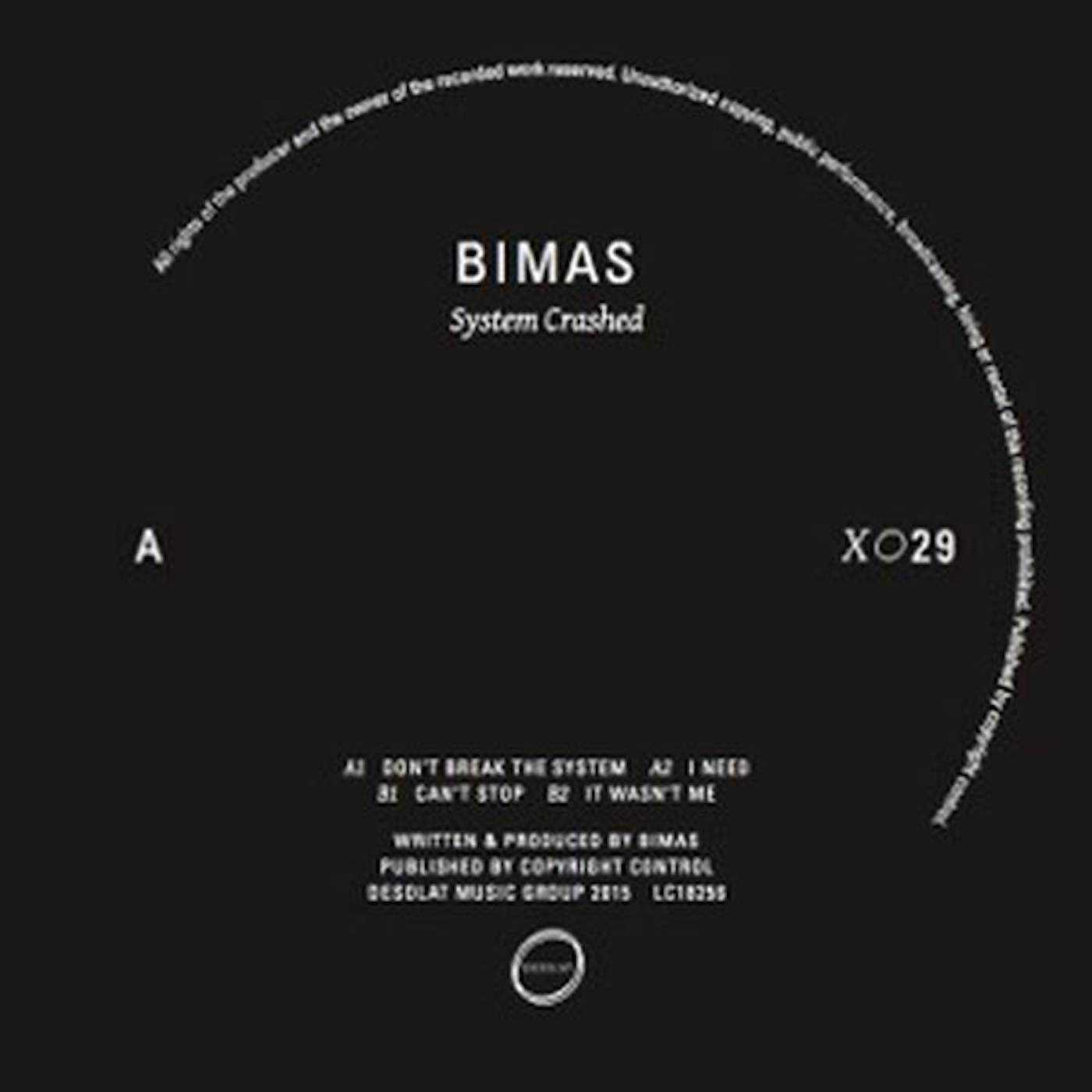 Bimas System Crashed Vinyl Record
