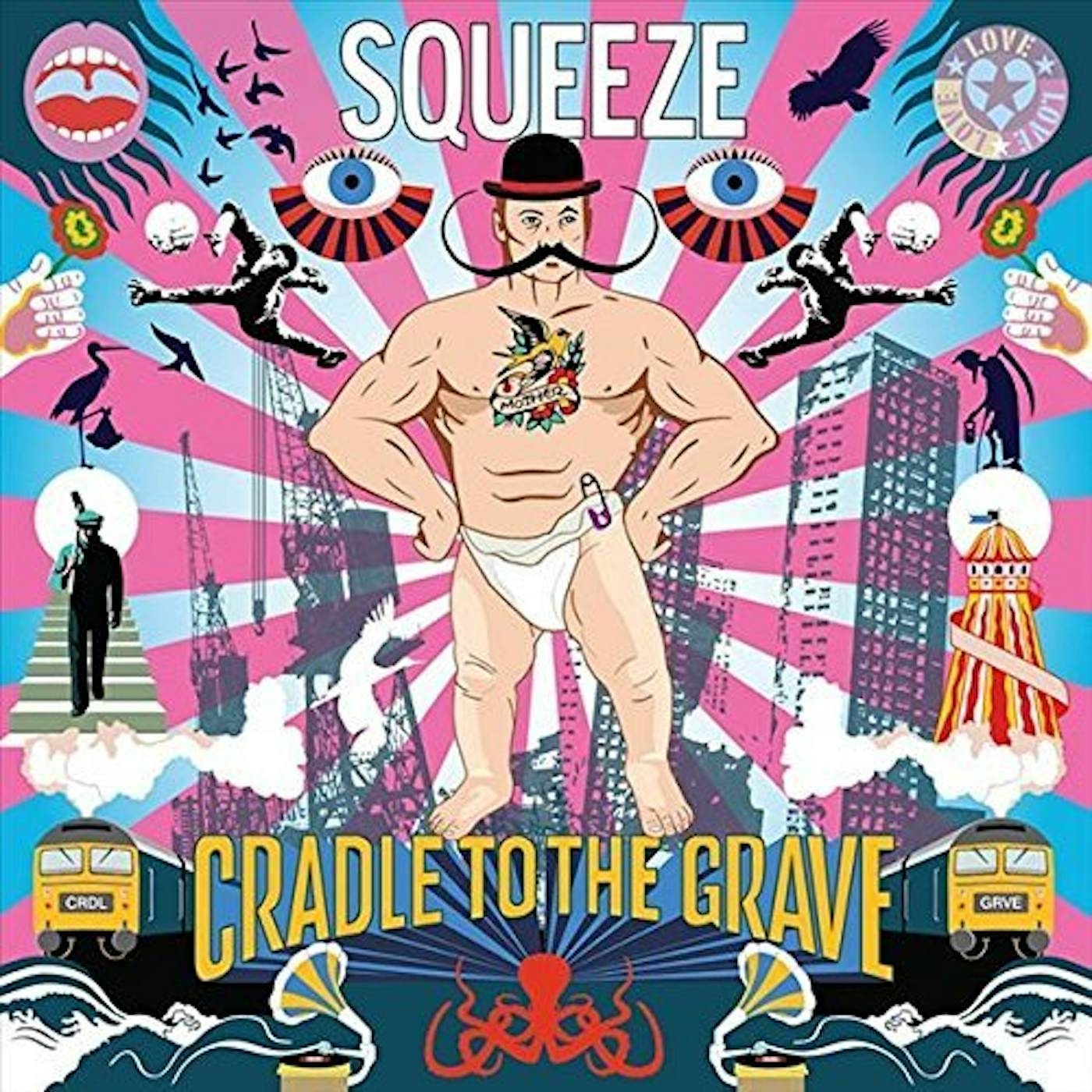 Squeeze CRADLE TO THE GRAVE CD