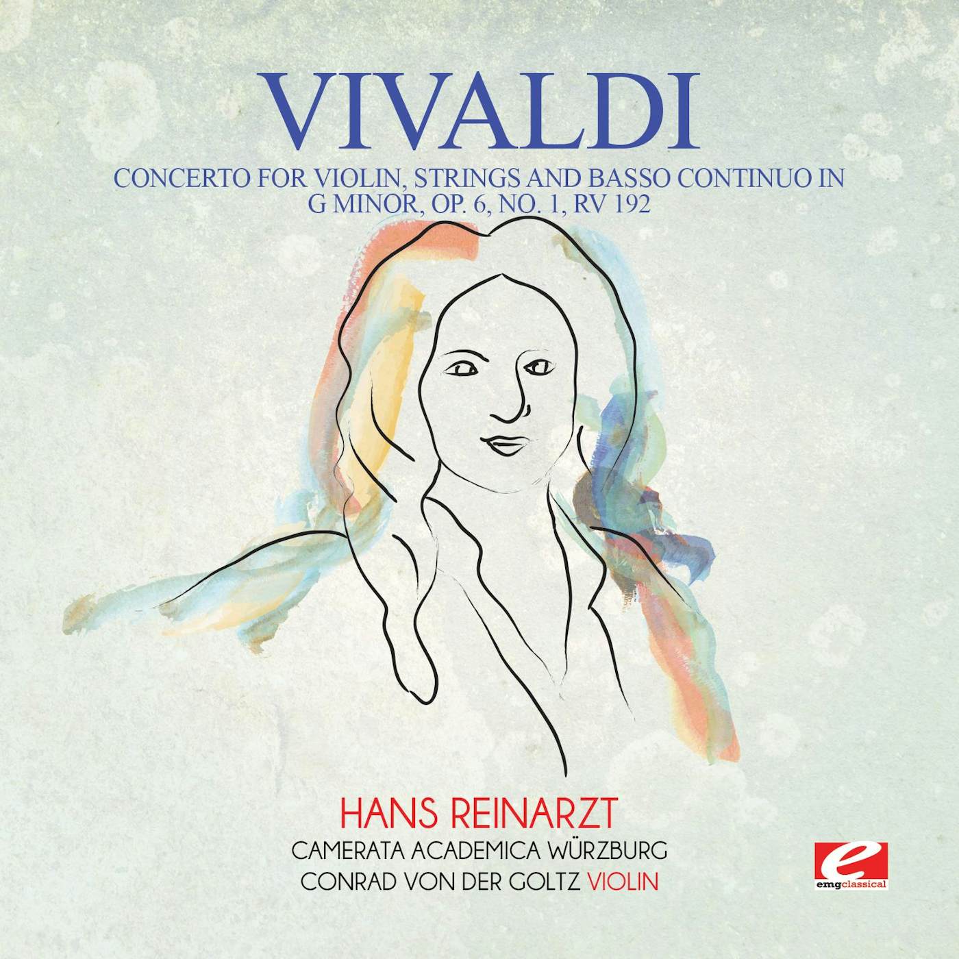 Antonio Vivaldi CONCERTO FOR VIOLIN STRINGS & BASSO CONTINUO IN G CD