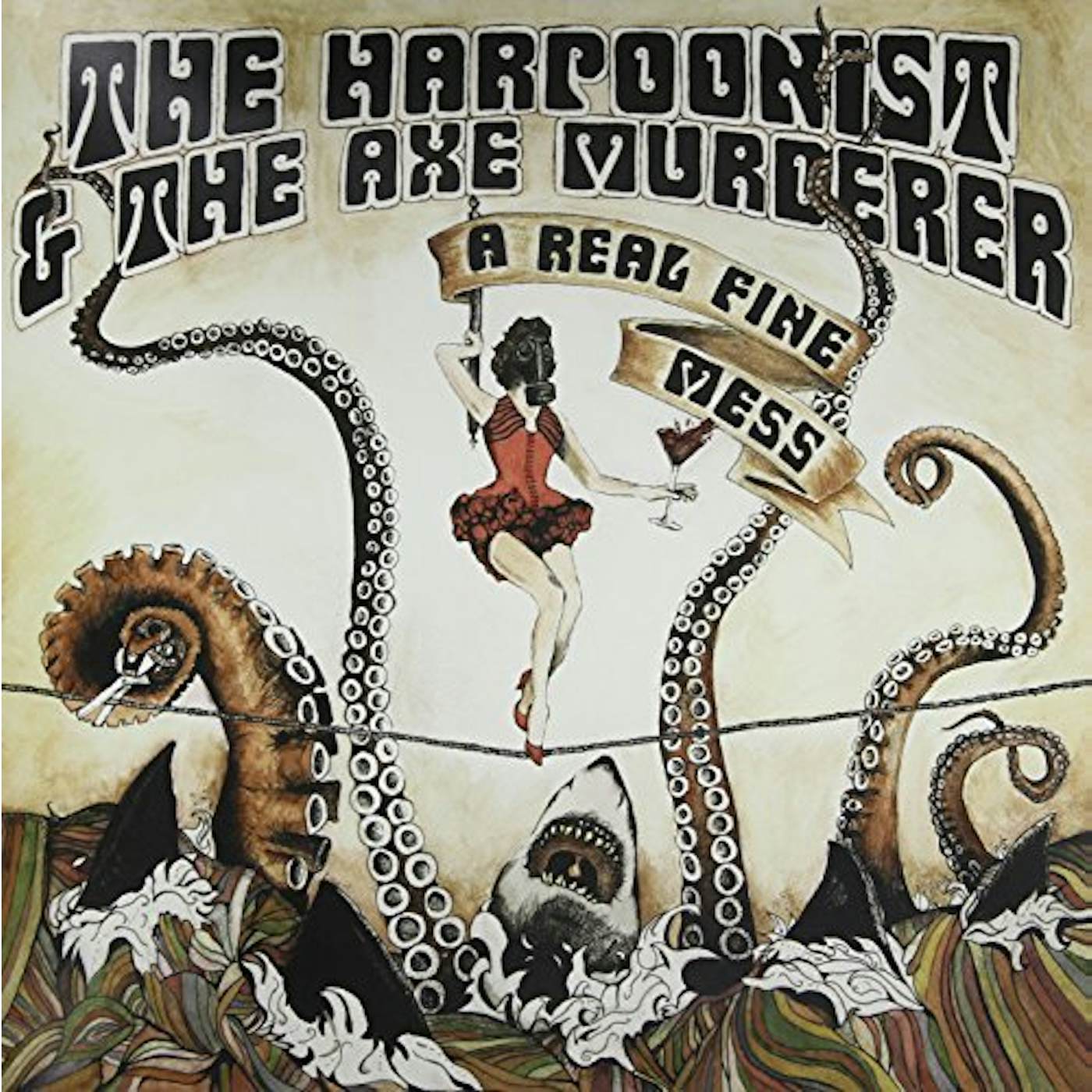 HARPOONIS / AXE MURD REAL FINE MESS (2LP) Vinyl Record