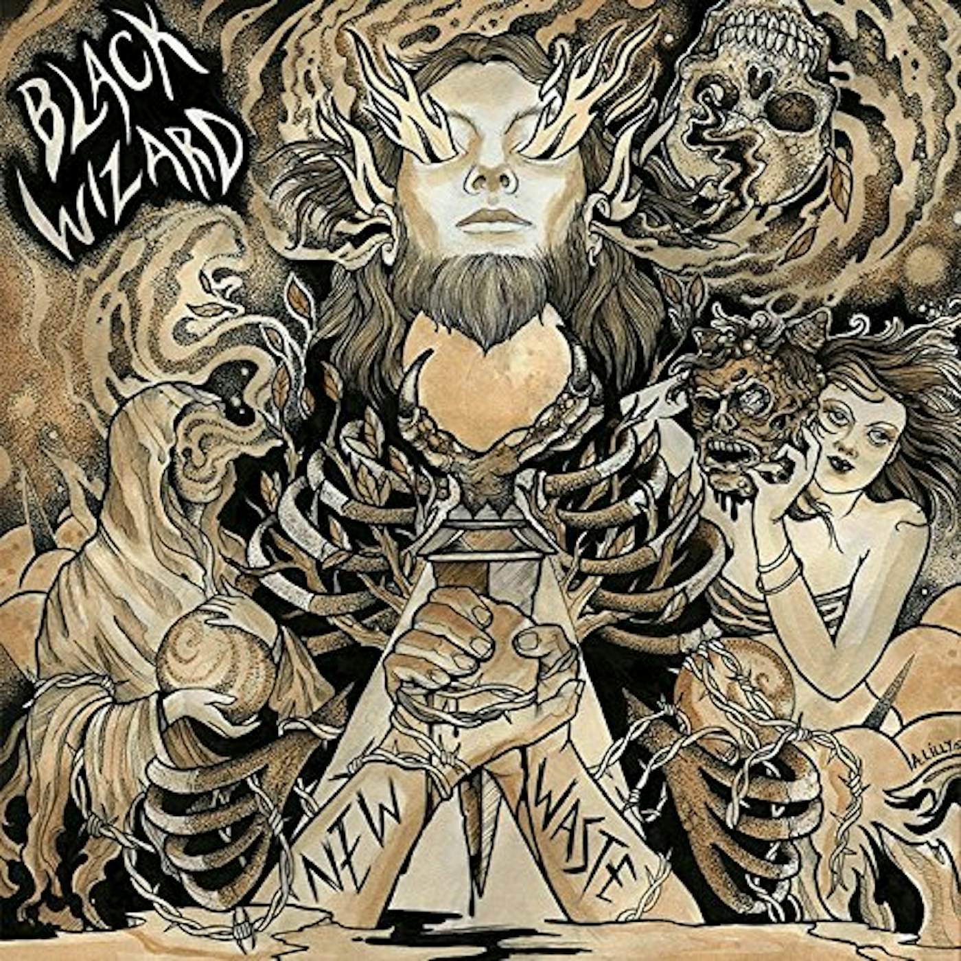 Black Wizard New Waste Vinyl Record