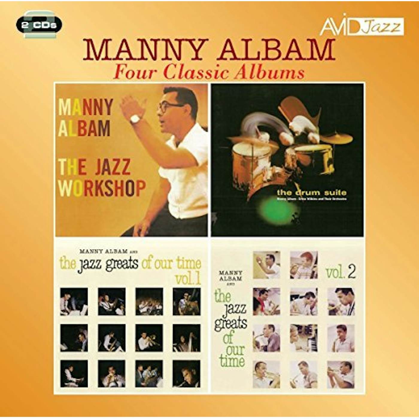 Manny Albam 4 LPS - JAZZ WORKSHOP / DRUM SUITE / JAZZ GREATS CD