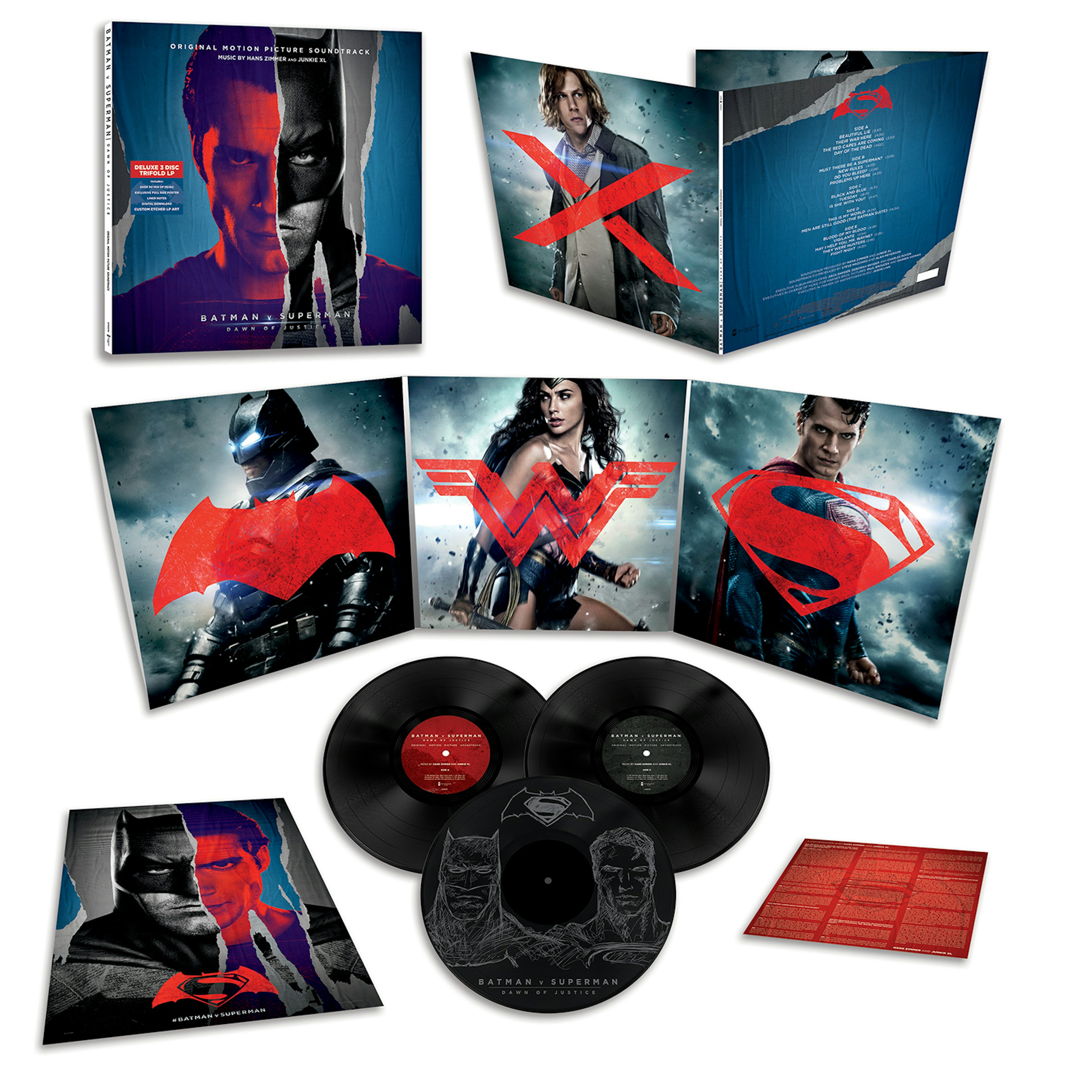 Hans Zimmer BATMAN V SUPERMAN: DAWN OF JUSTICE / Original Soundtrack Vinyl  Record