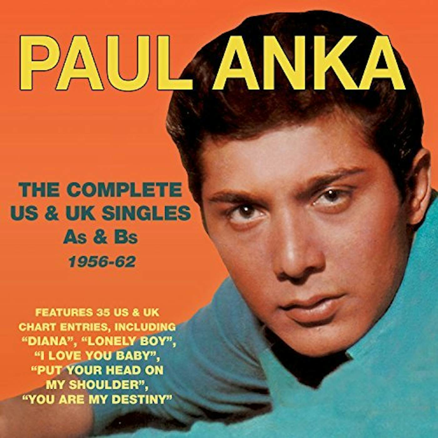 Paul Anka COMPLETE US & UK SINGLES AS & BS 1956-62 CD