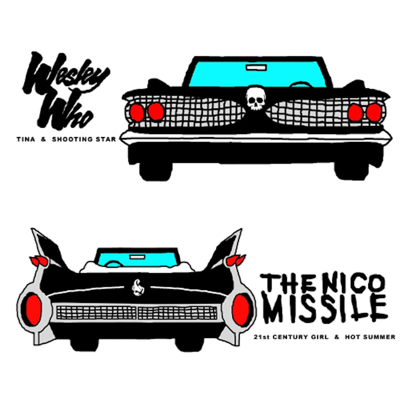 WESLEY WHO / NICO MISSILE SPLIT Vinyl Record - Colored Vinyl