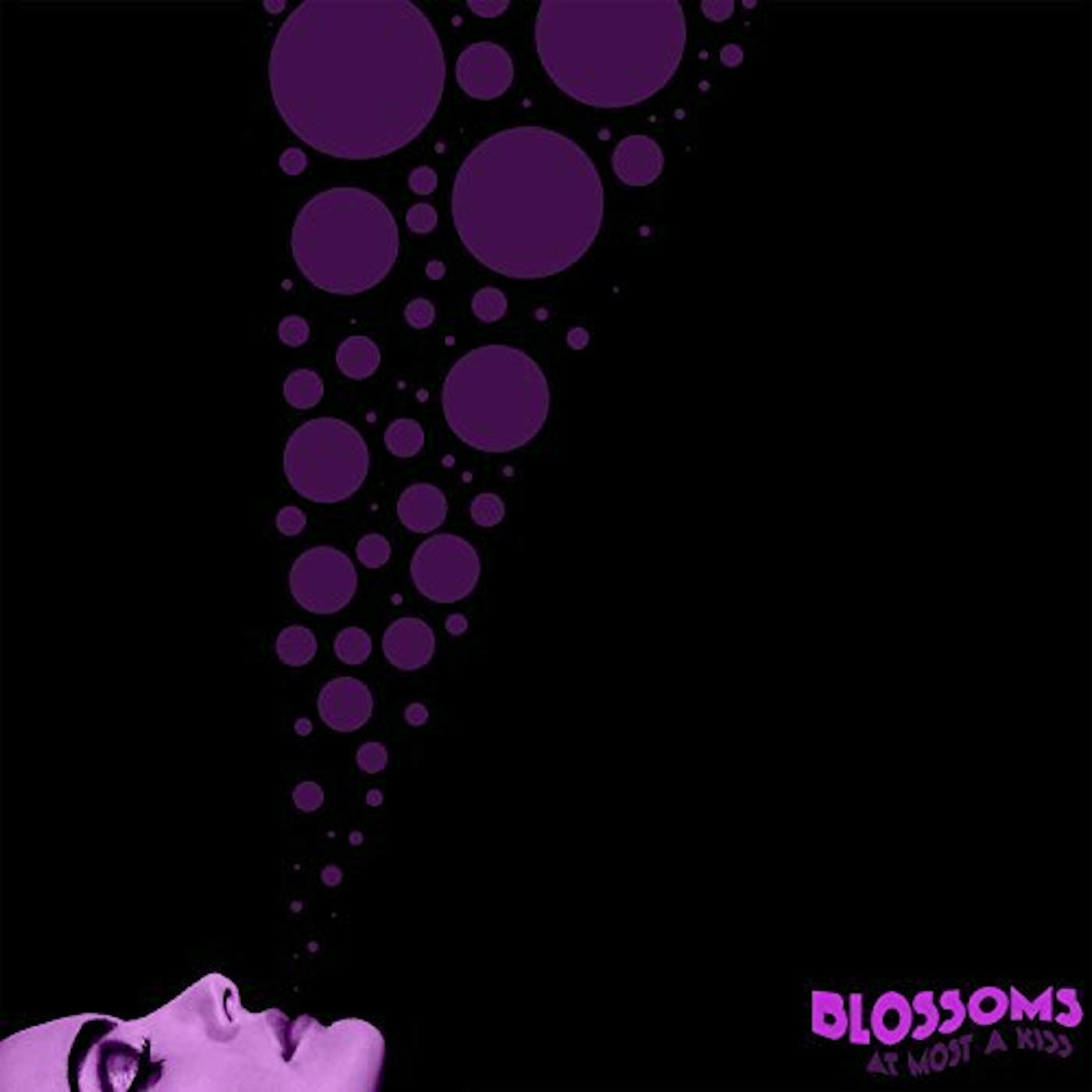 Blossoms AT MOST A KISS Vinyl Record - 10 Inch Single, UK Release