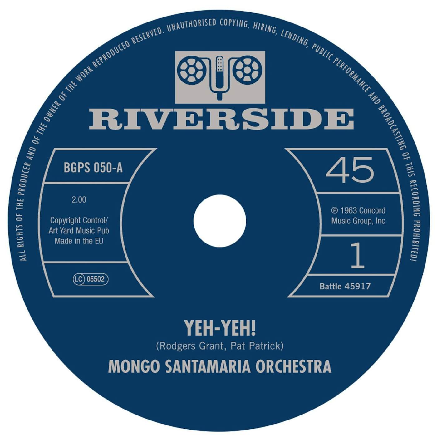 Mongo Santamaria Orchestra YEH-YEH! / GET THE MONEY Vinyl Record