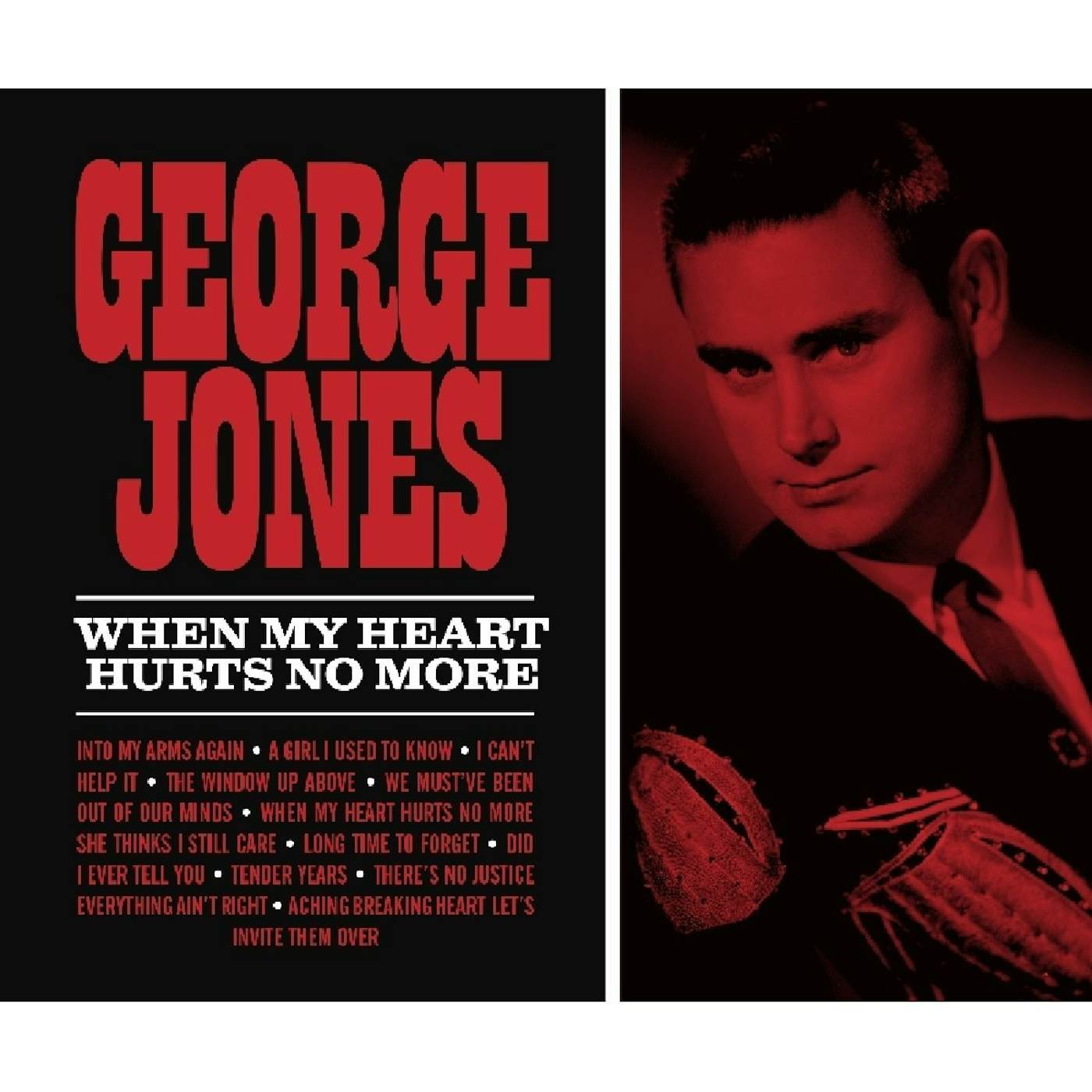 George Jones WHEN MY HEART HURTS NO MORE Vinyl Record