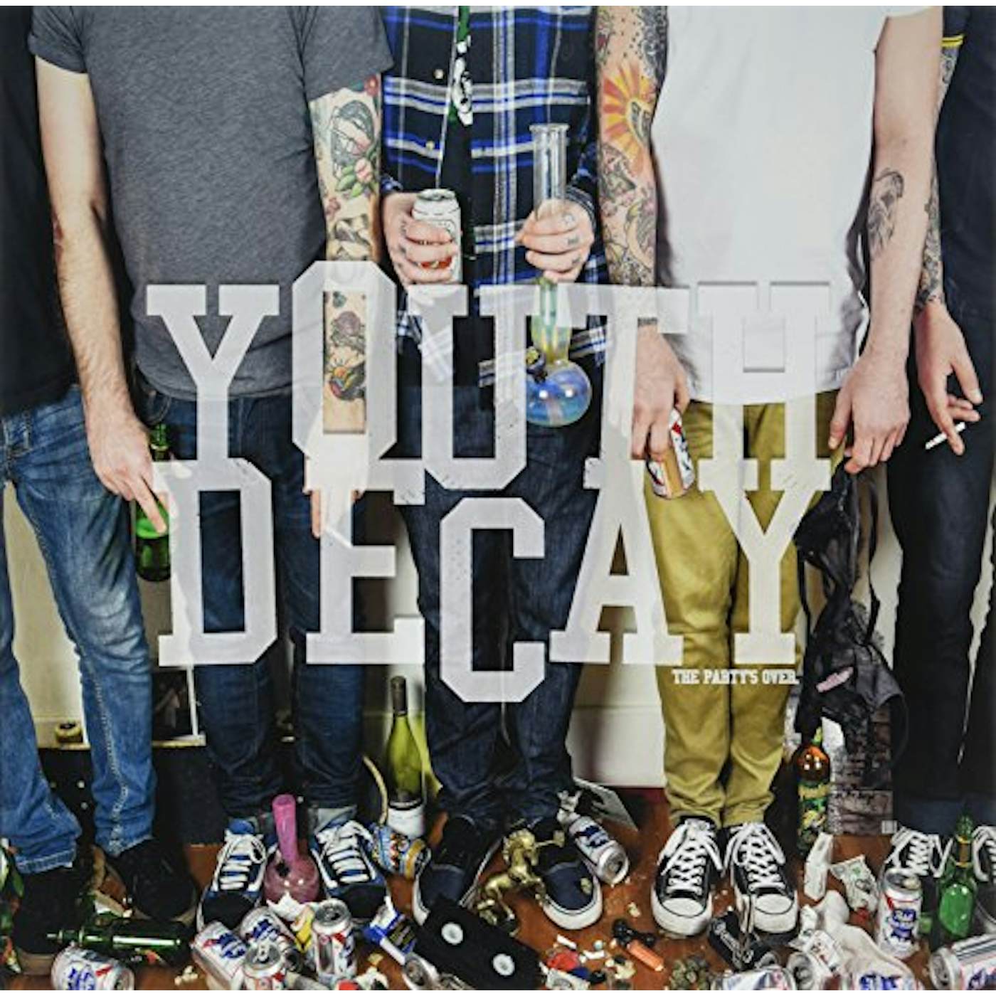Youth Decay PARTY'S OVER Vinyl Record