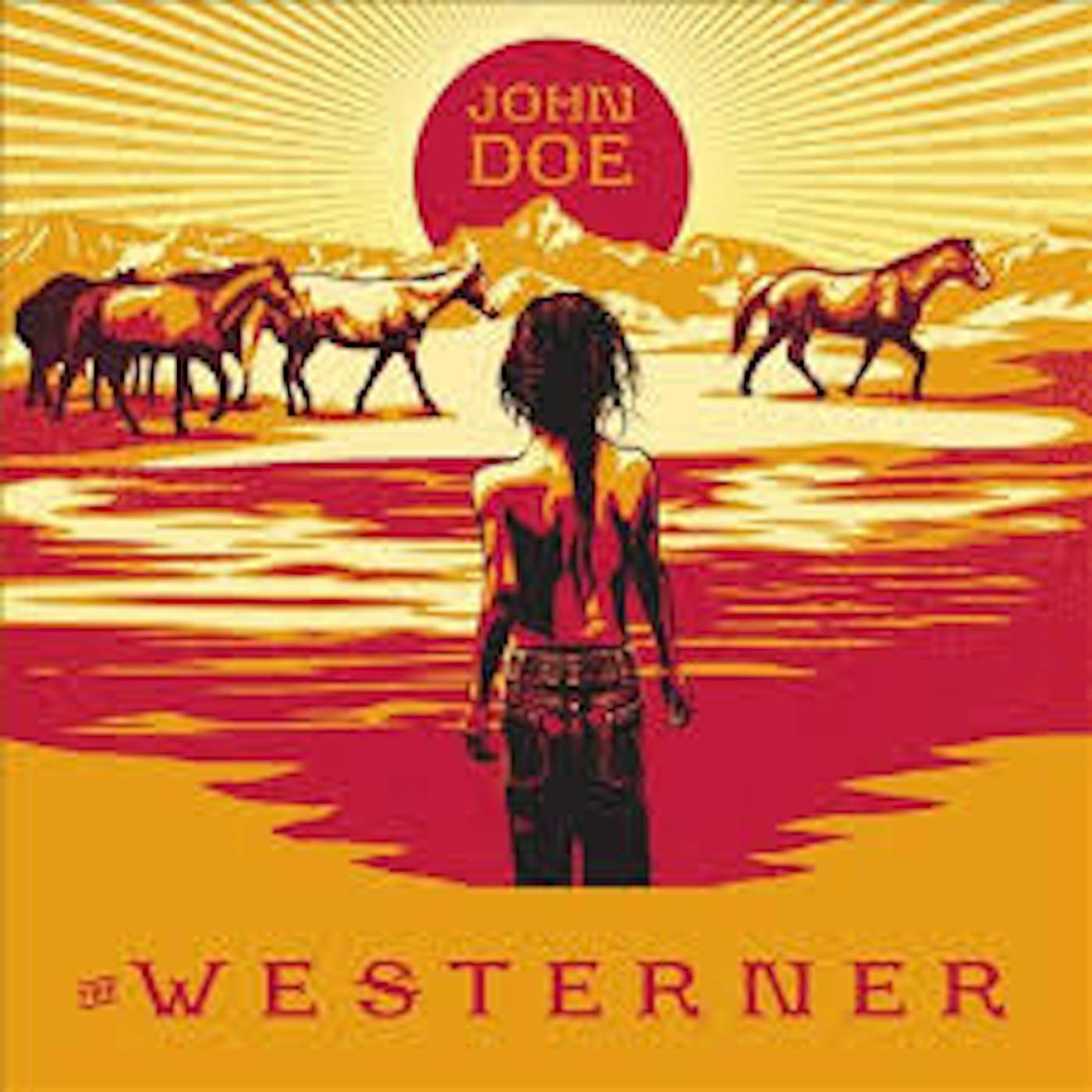 John Doe WESTERNER Vinyl Record