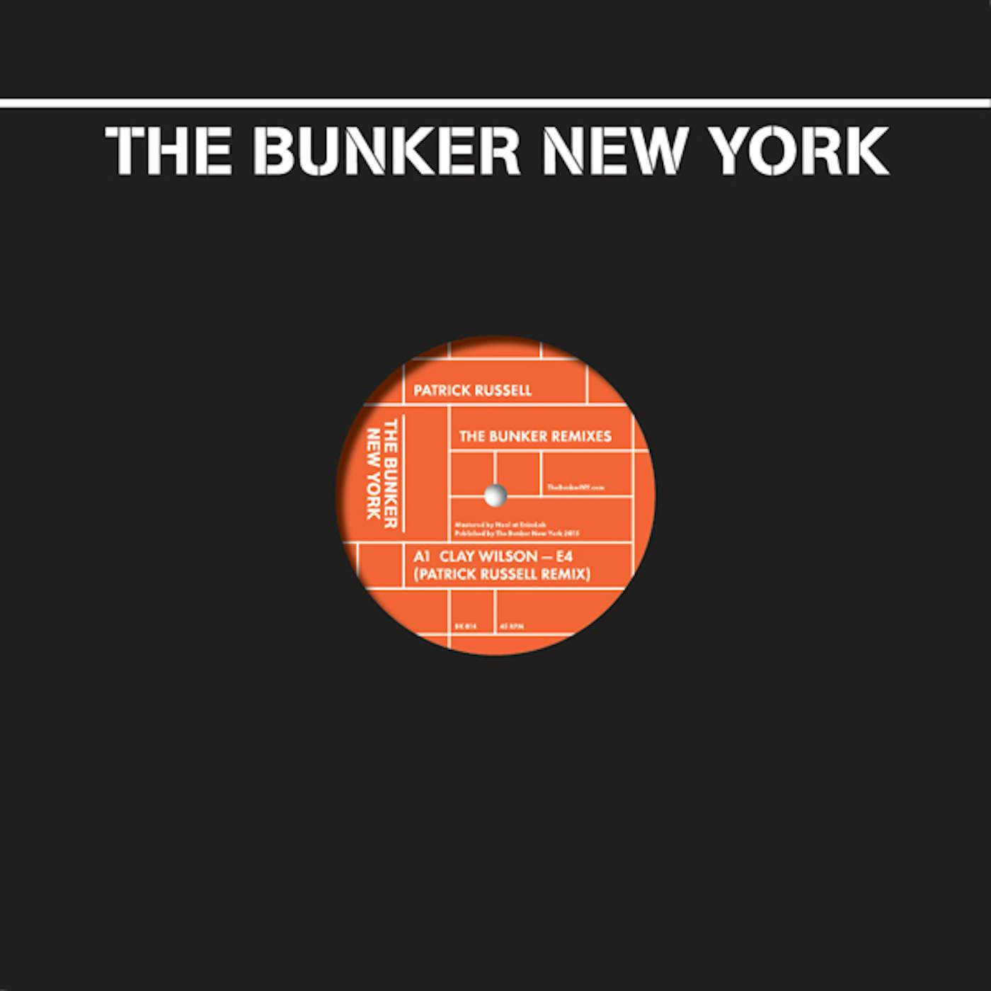 Patrick Russell BUNKER REMIXES Vinyl Record