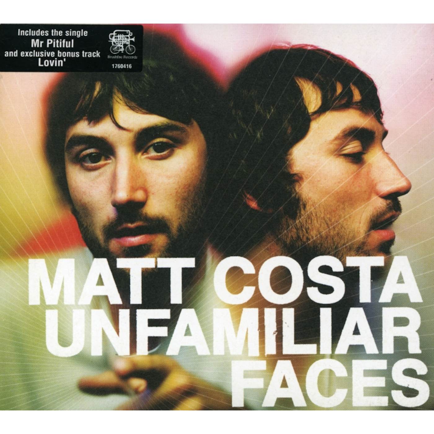 Matt Costa UNFAMILIAR FACES CD