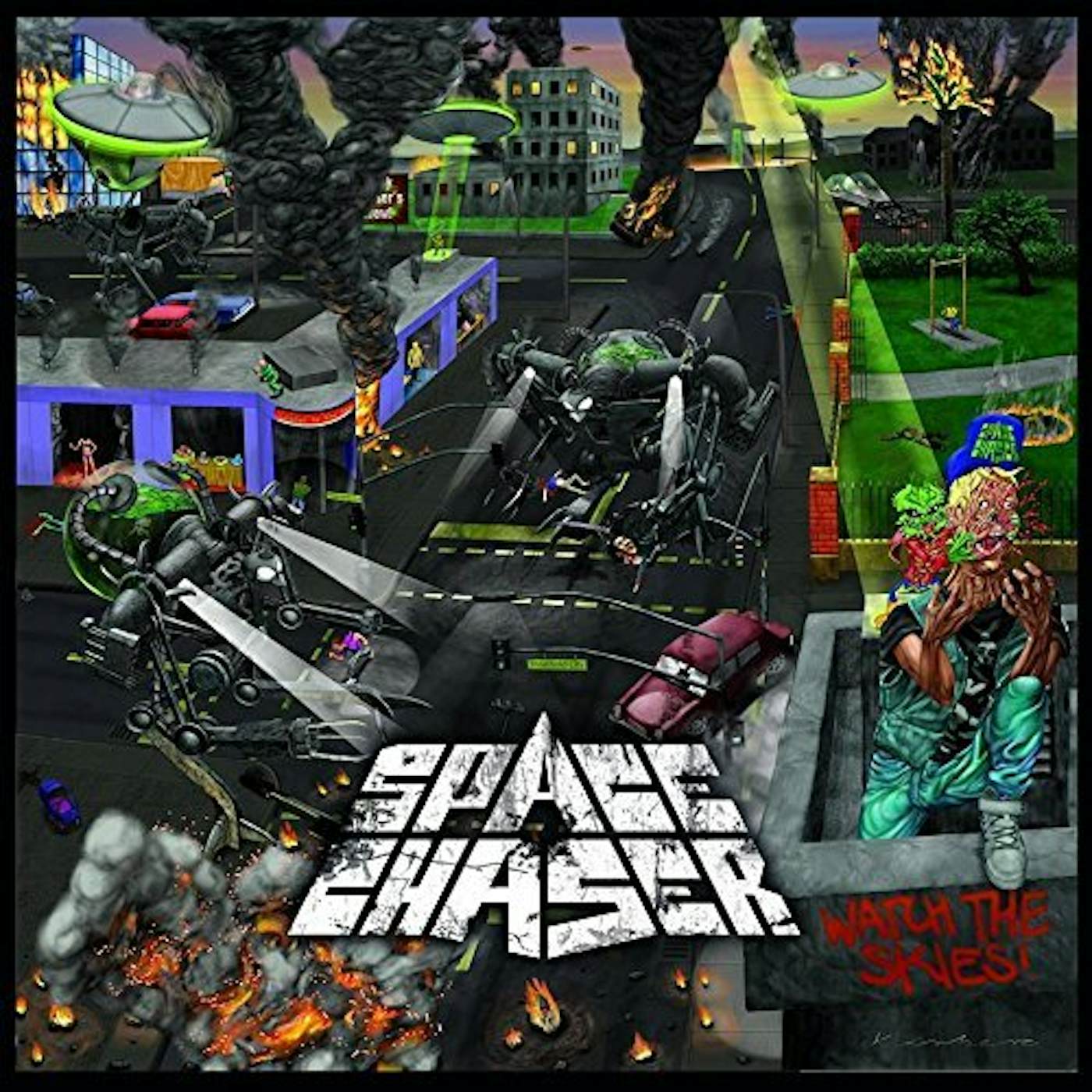 Space Chaser WATCH THE SKIES CD