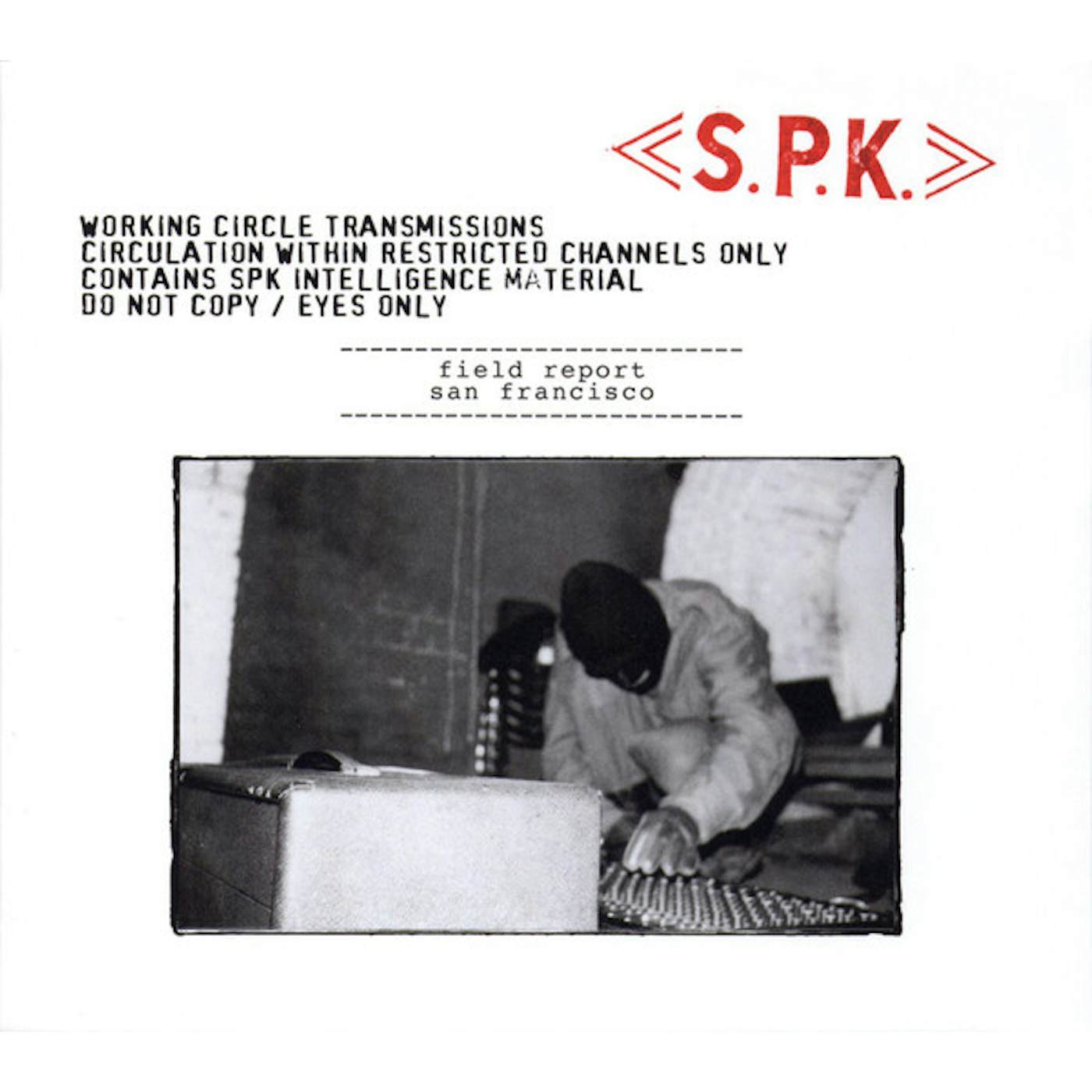 S.p.k. FIELD REPORT SAN FRANCISCO Vinyl Record