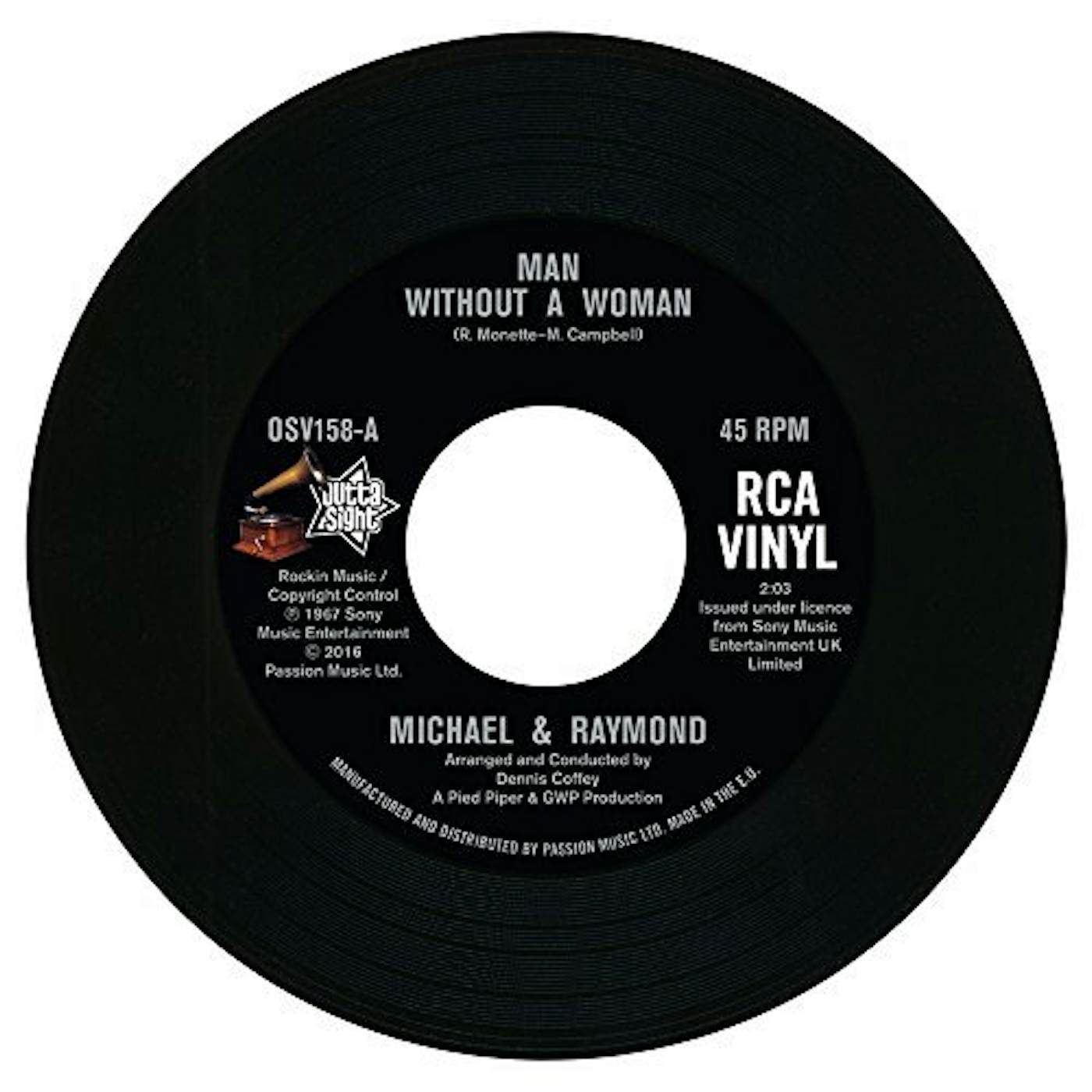 MICHAEL & RAYMOND / DEREK & RAY Man Without A Woman / Interplay Vinyl Record