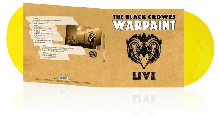 The Black Crowes WARPAINT LIVE Vinyl Record